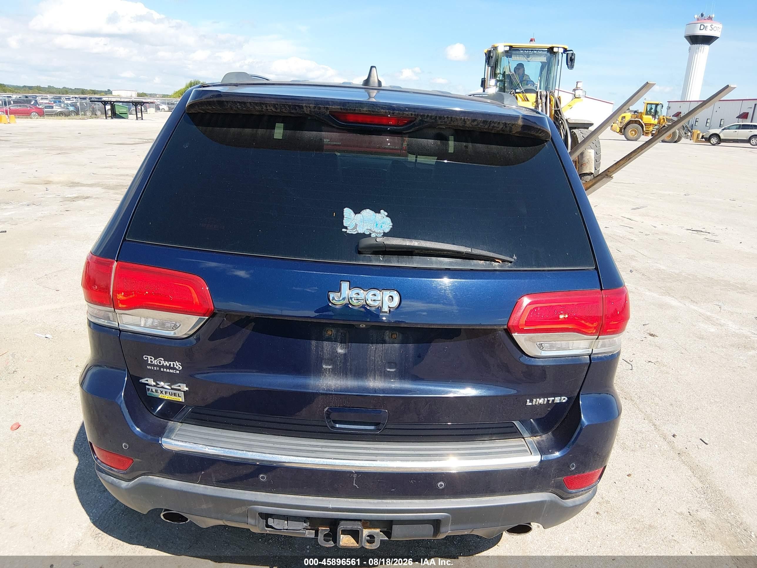 2014 Jeep Grand Cherokee Limited Синий vin: 1C4RJFBG7EC264193