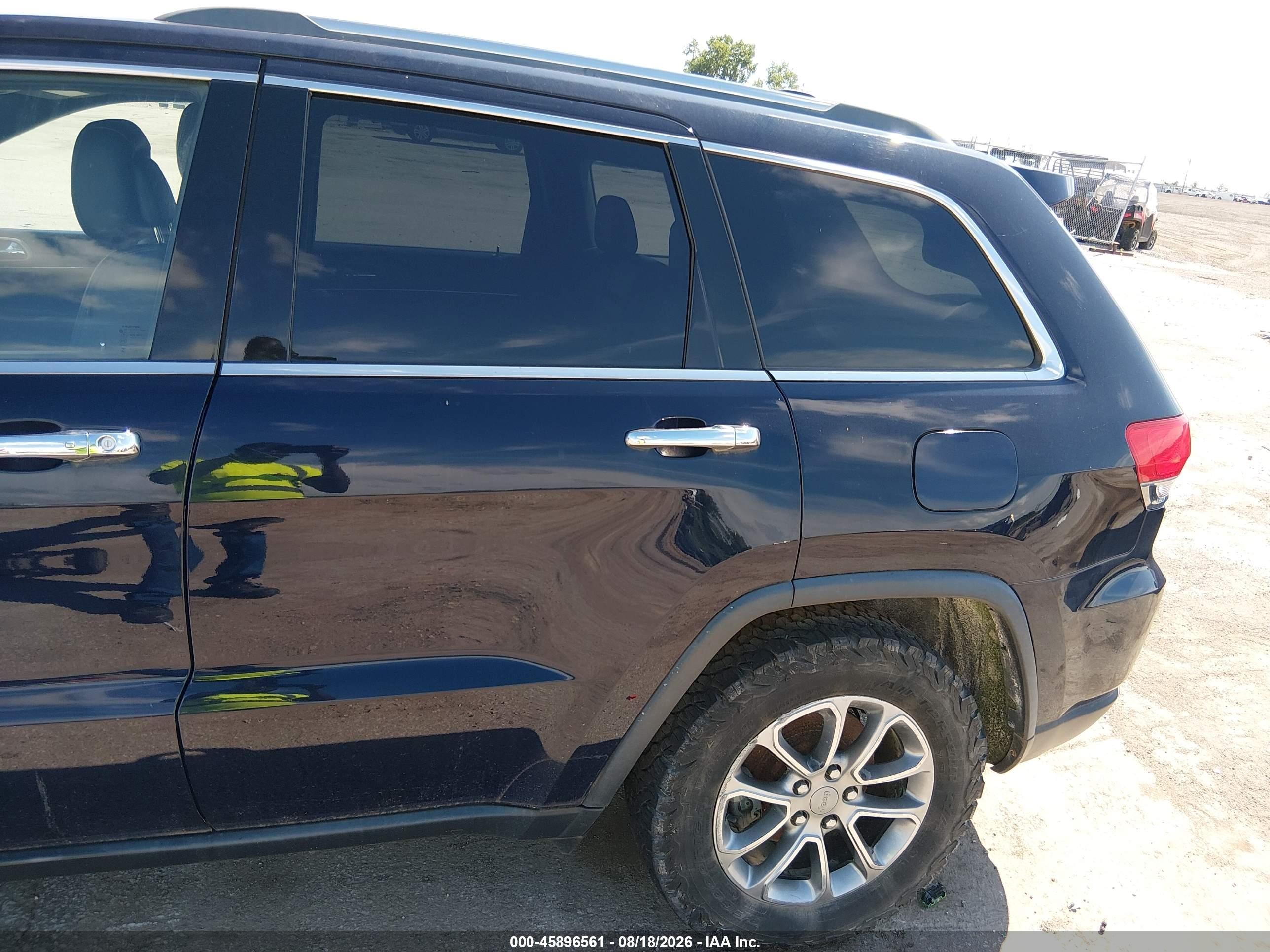 2014 Jeep Grand Cherokee Limited Синий vin: 1C4RJFBG7EC264193