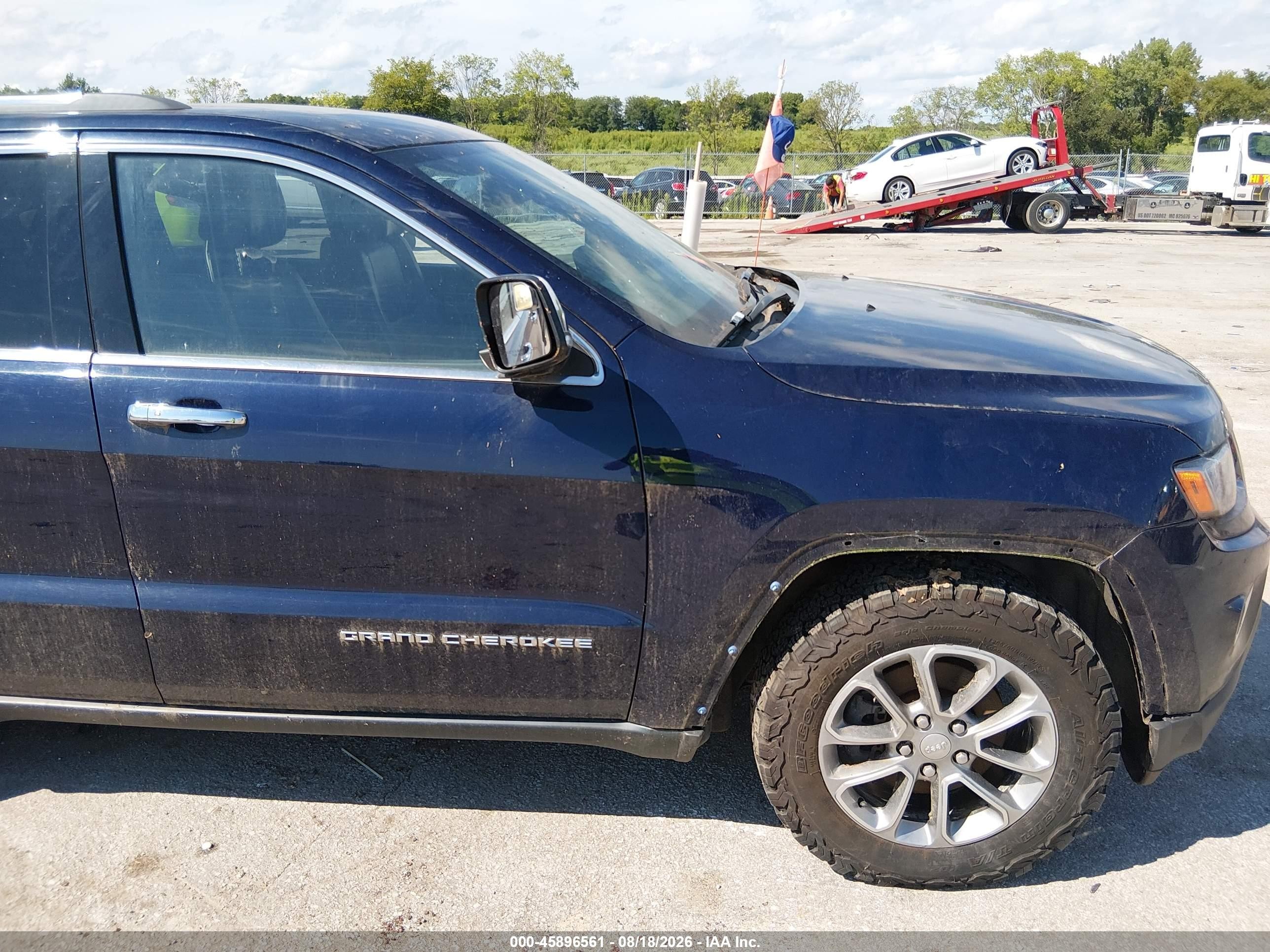 2014 Jeep Grand Cherokee Limited Синий vin: 1C4RJFBG7EC264193