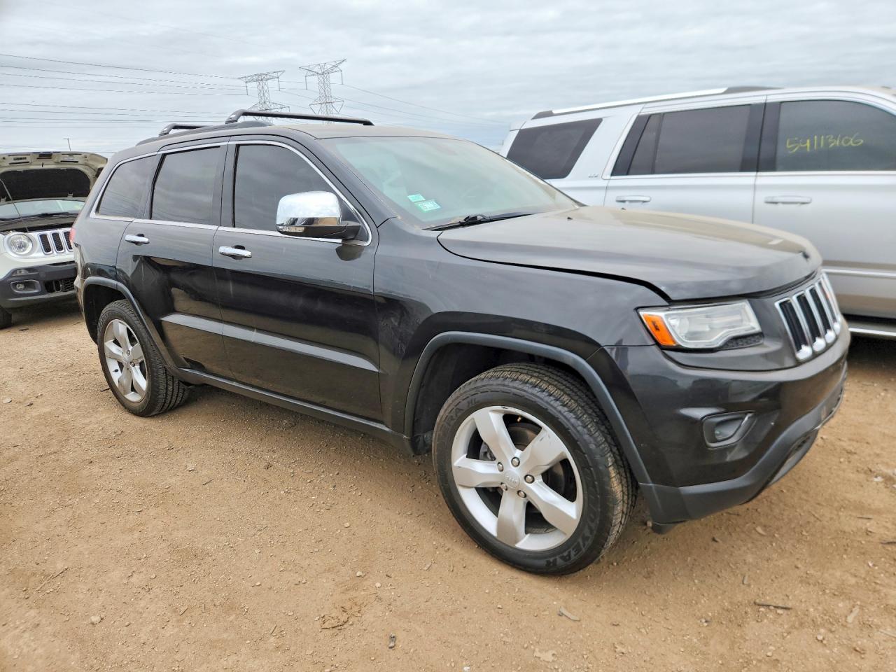 2014 Jeep Grand Cherokee Limited Серый vin: 1C4RJFBG7EC273380