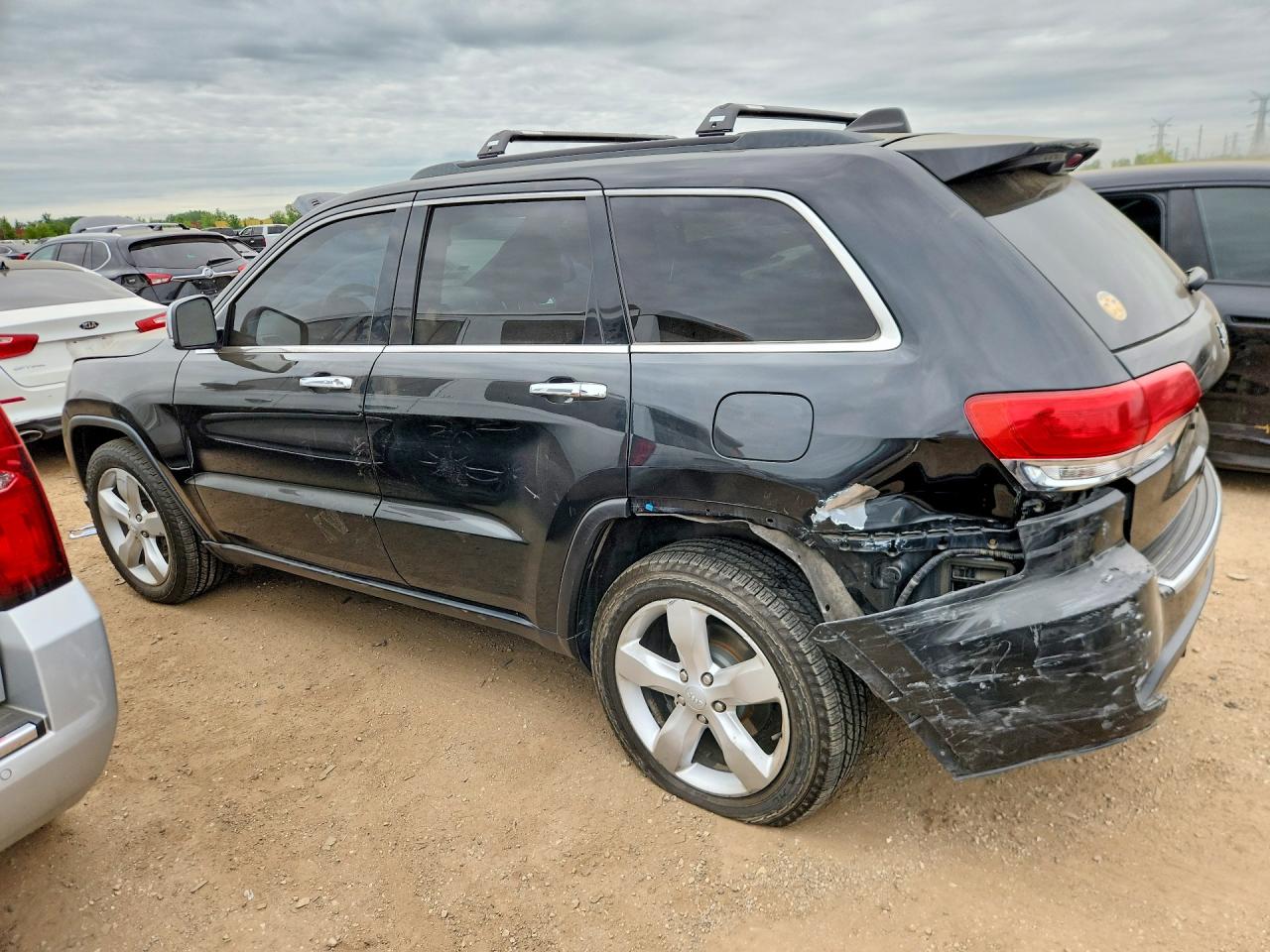 2014 Jeep Grand Cherokee Limited Серый vin: 1C4RJFBG7EC273380