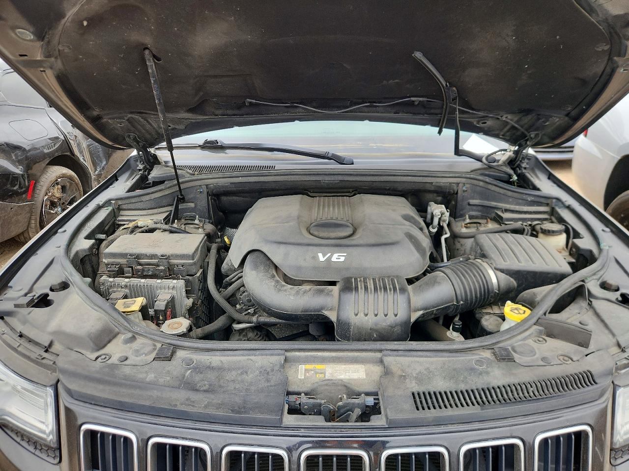 2014 Jeep Grand Cherokee Limited Серый vin: 1C4RJFBG7EC273380
