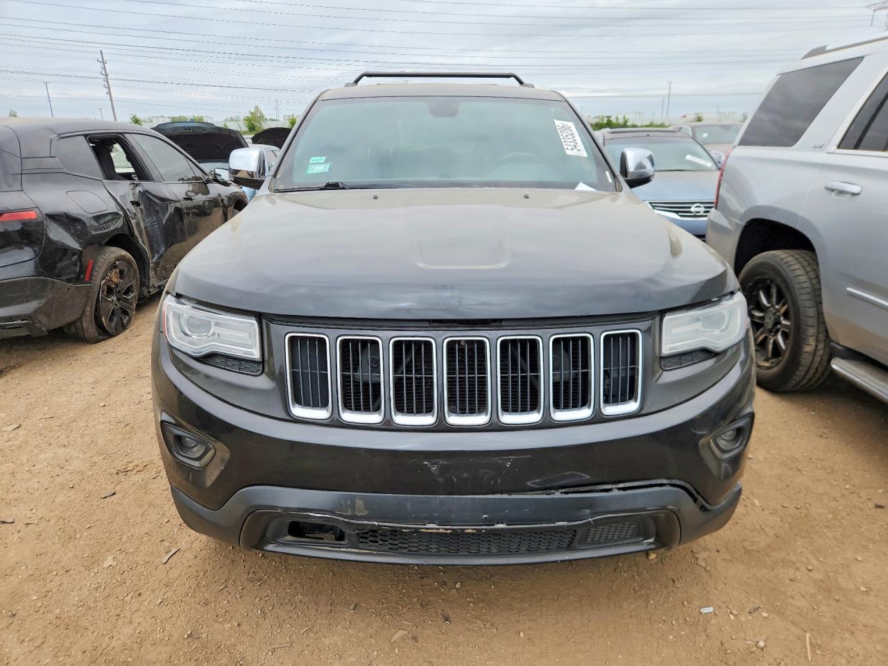 2014 Jeep Grand Cherokee Limited Серый vin: 1C4RJFBG7EC273380