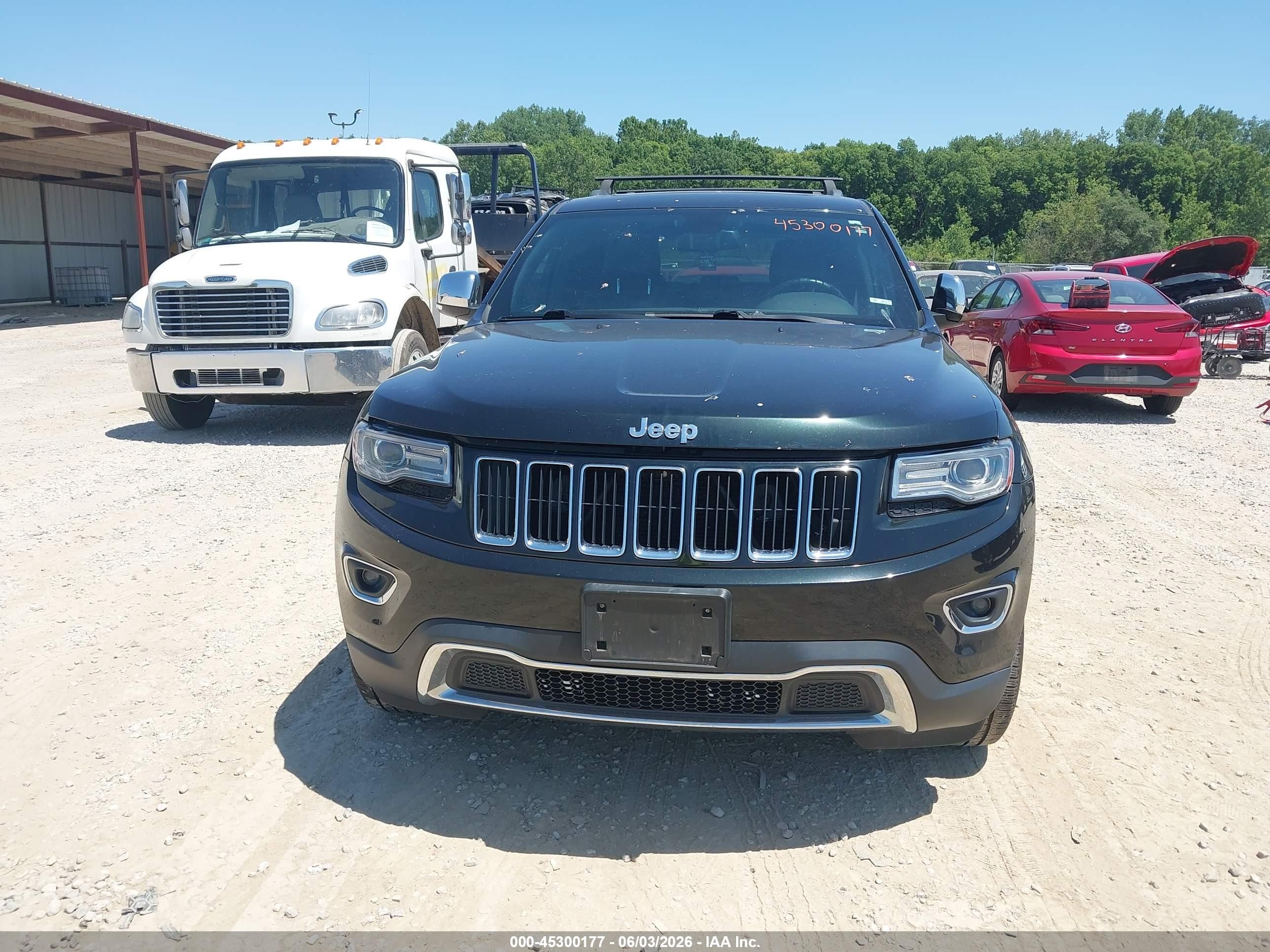 2014 Jeep Grand Cherokee Limited Black vin: 1C4RJFBG7EC288073