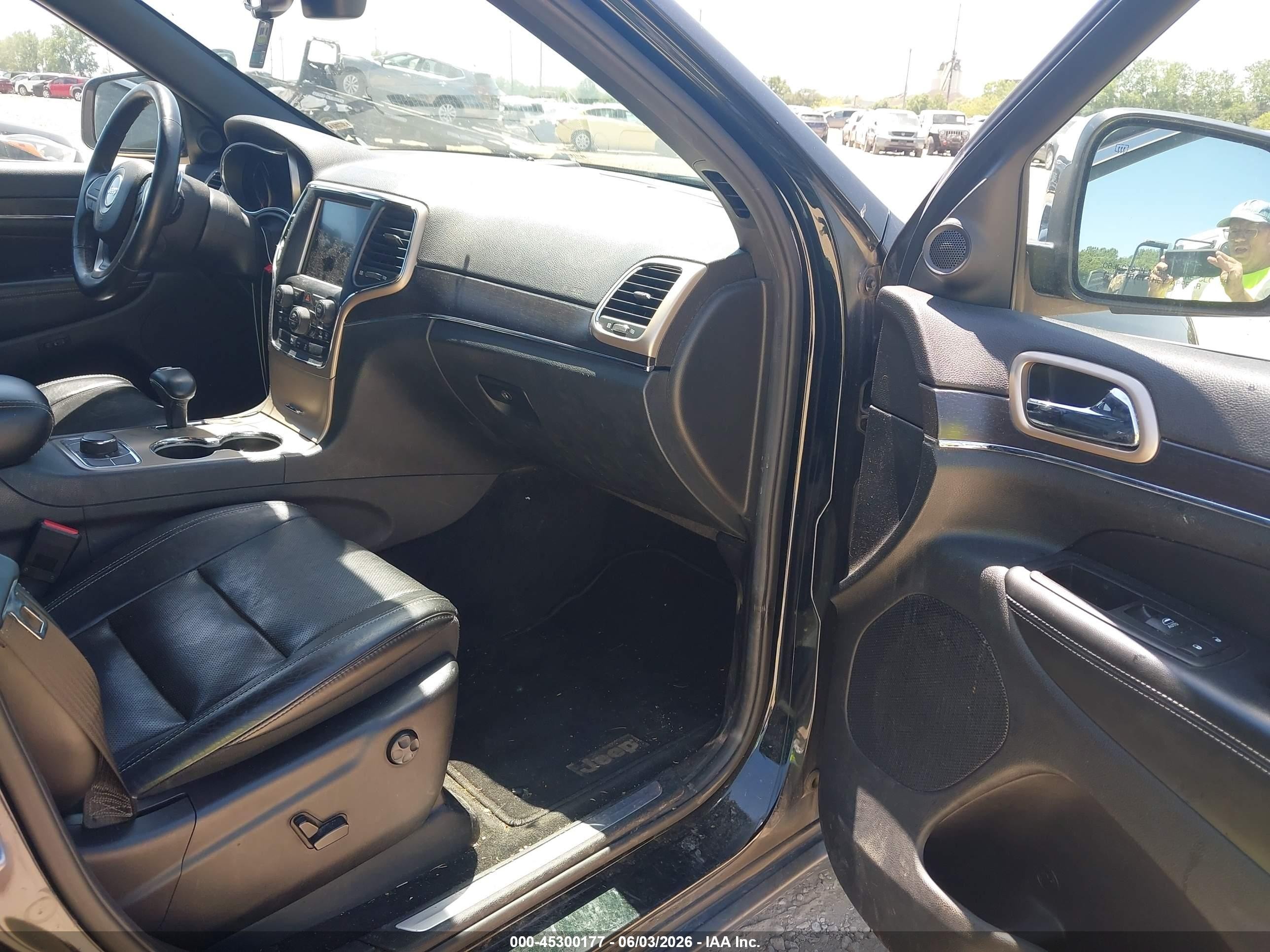 2014 Jeep Grand Cherokee Limited Black vin: 1C4RJFBG7EC288073