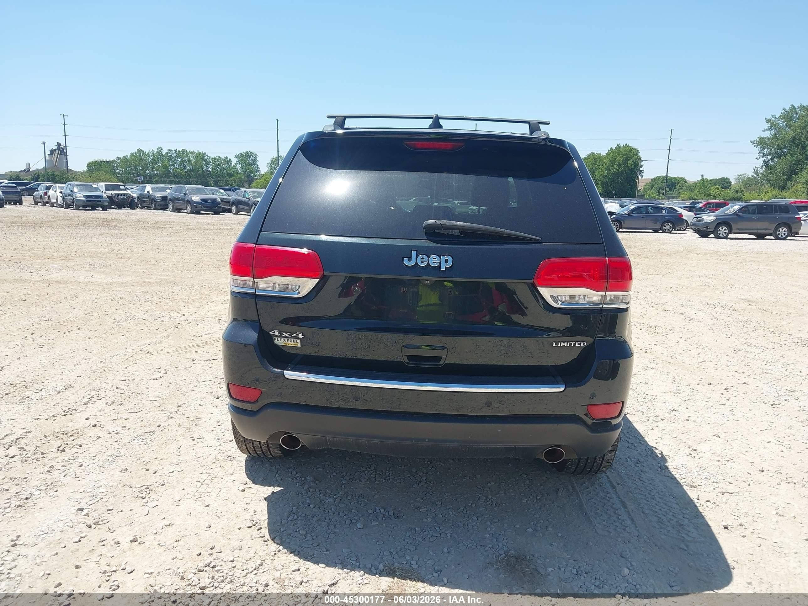 2014 Jeep Grand Cherokee Limited Black vin: 1C4RJFBG7EC288073