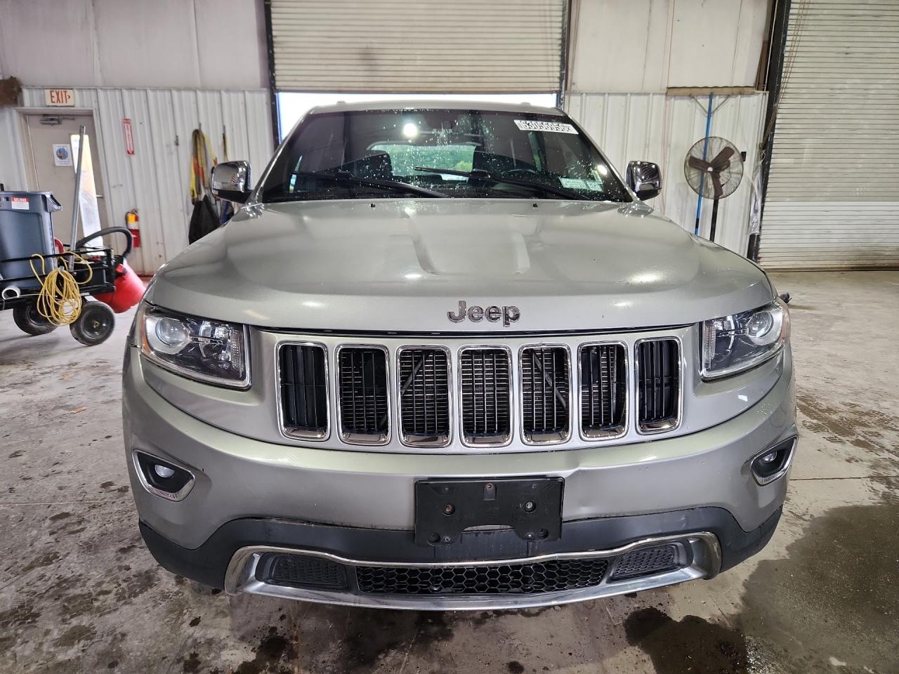 2014 Jeep Grand Cherokee Limited Gray vin: 1C4RJFBG7EC328541 Damage: Front Bumper, Dent(S) W/No Paint Dmg, > 12 Inches