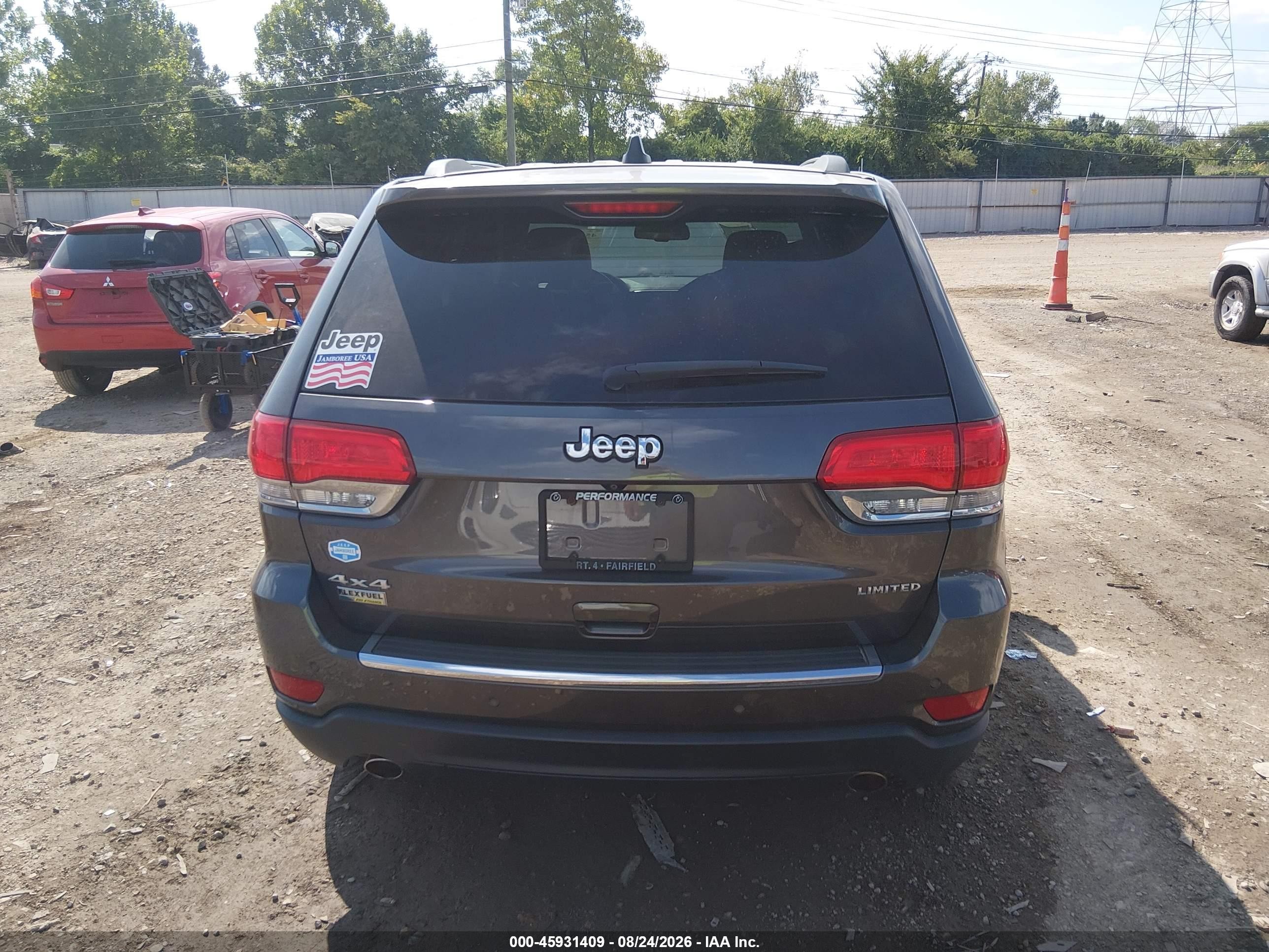 2014 Jeep Grand Cherokee Limited Gray vin: 1C4RJFBG7EC337384