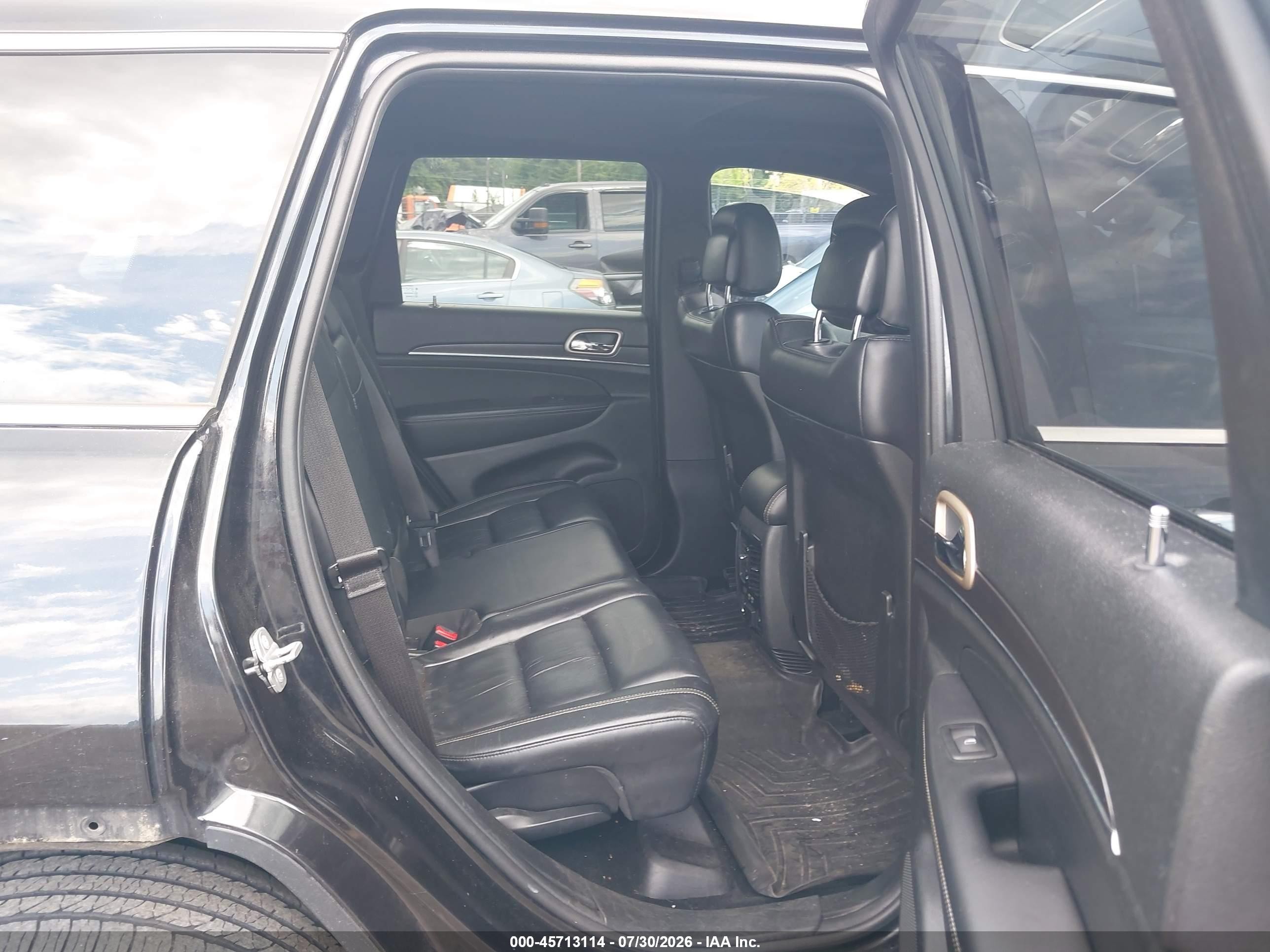 2014 Jeep Grand Cherokee Limited Black vin: 1C4RJFBG7EC347235