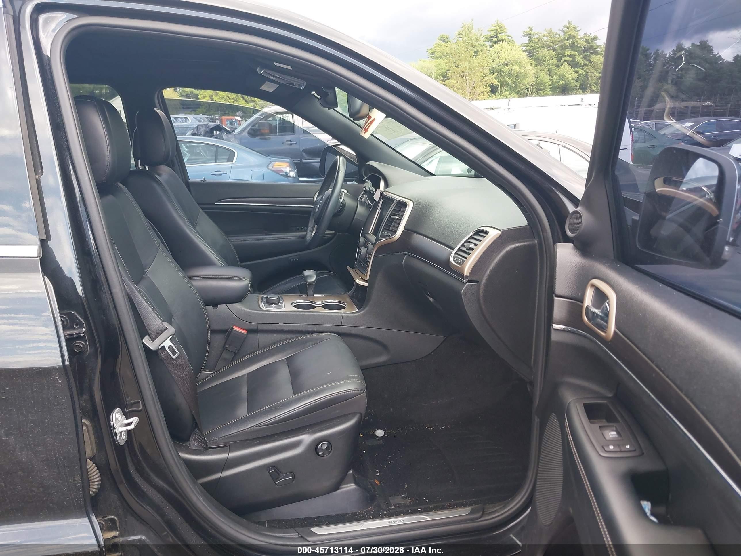2014 Jeep Grand Cherokee Limited Black vin: 1C4RJFBG7EC347235