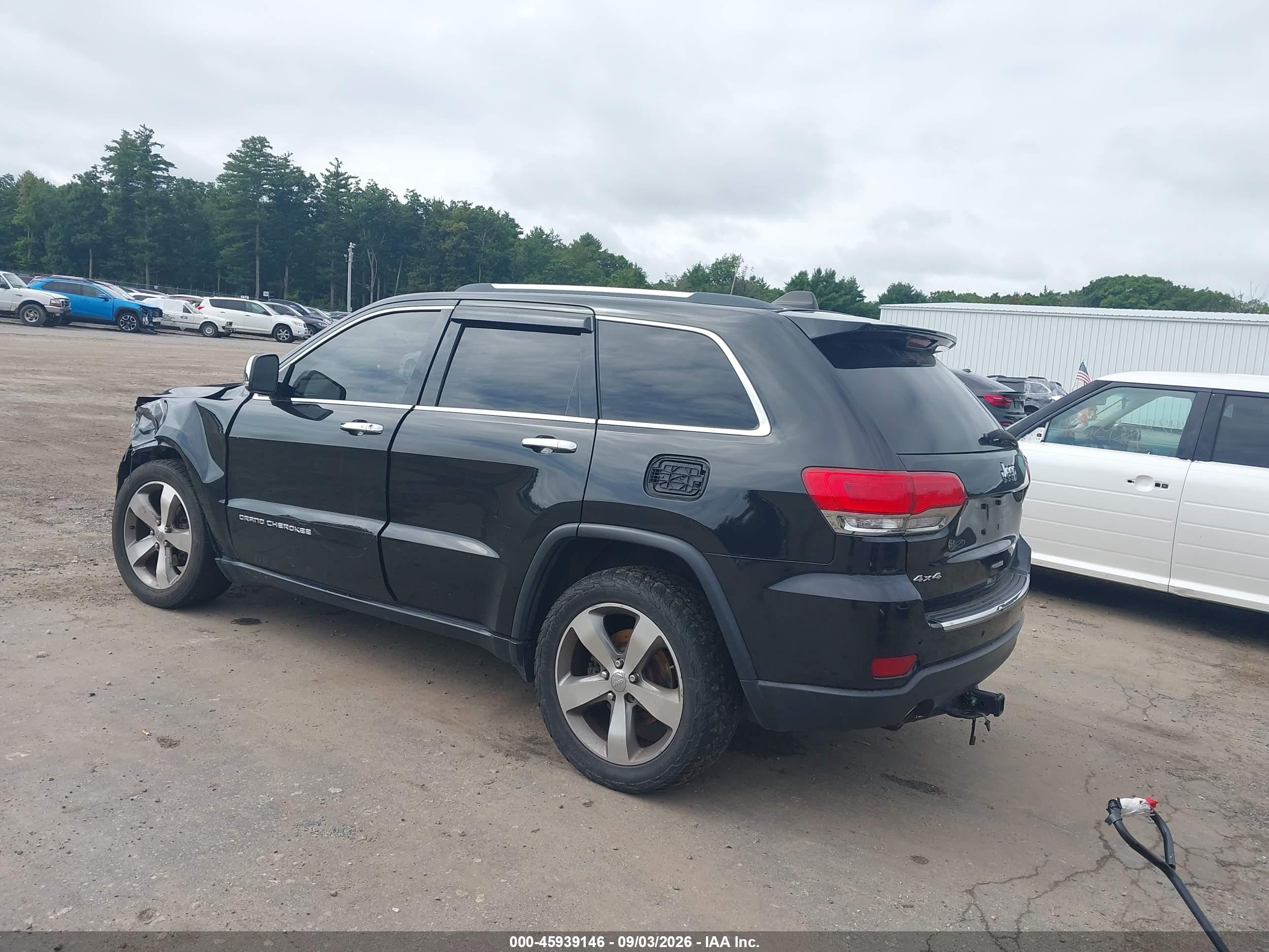 2014 Jeep Grand Cherokee Limited Черный vin: 1C4RJFBG7EC349776