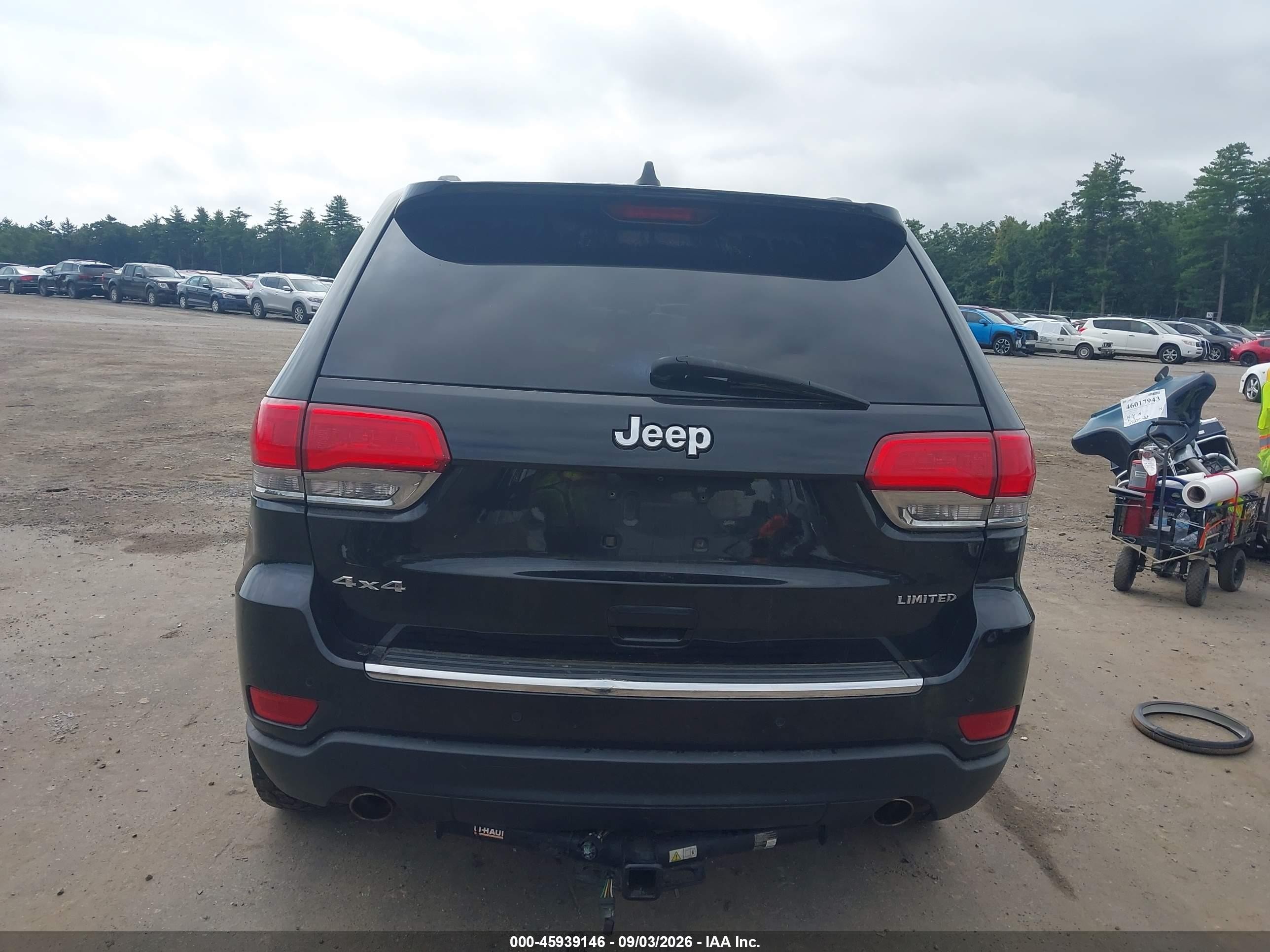 2014 Jeep Grand Cherokee Limited Черный vin: 1C4RJFBG7EC349776