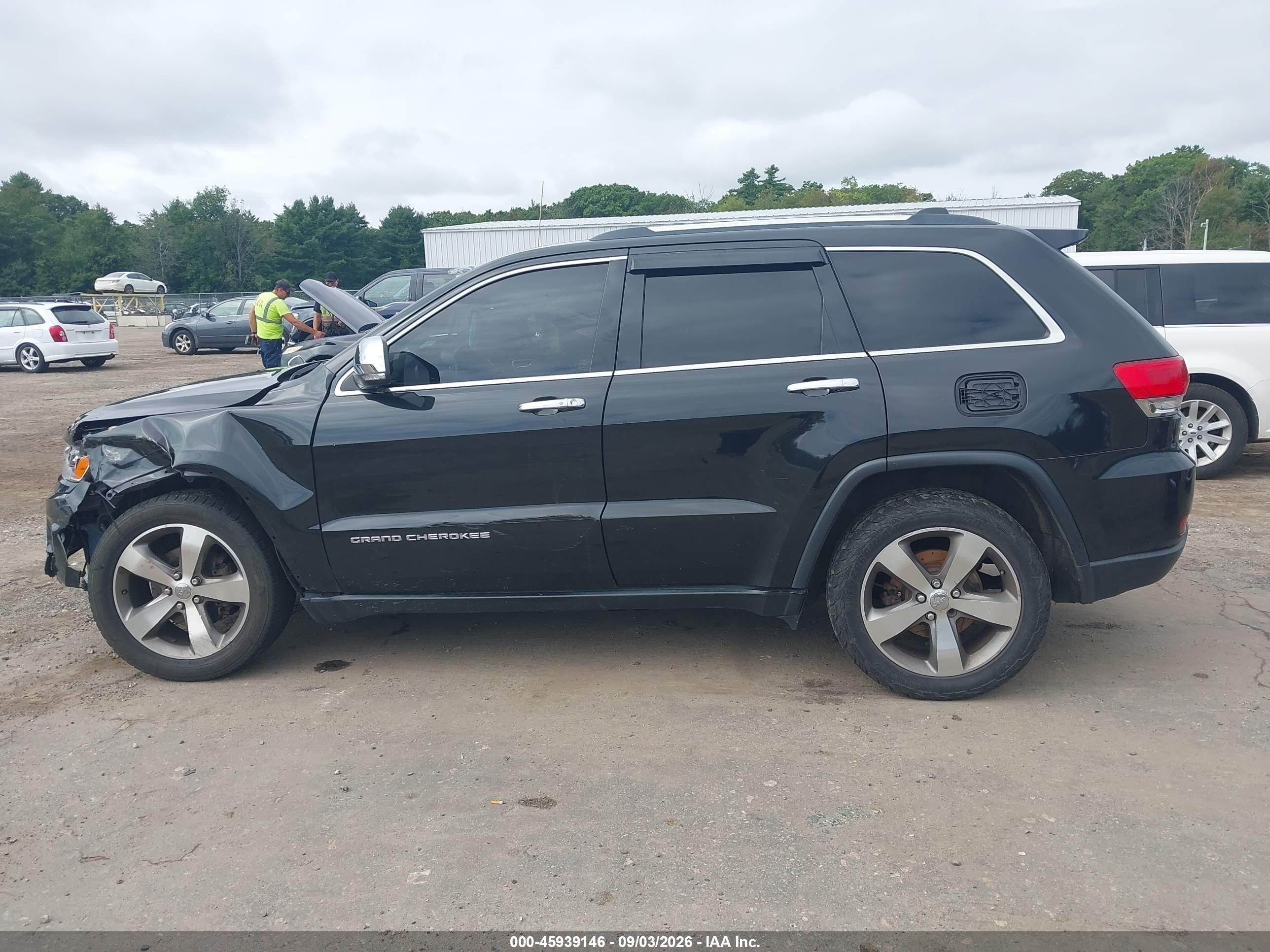 2014 Jeep Grand Cherokee Limited Черный vin: 1C4RJFBG7EC349776