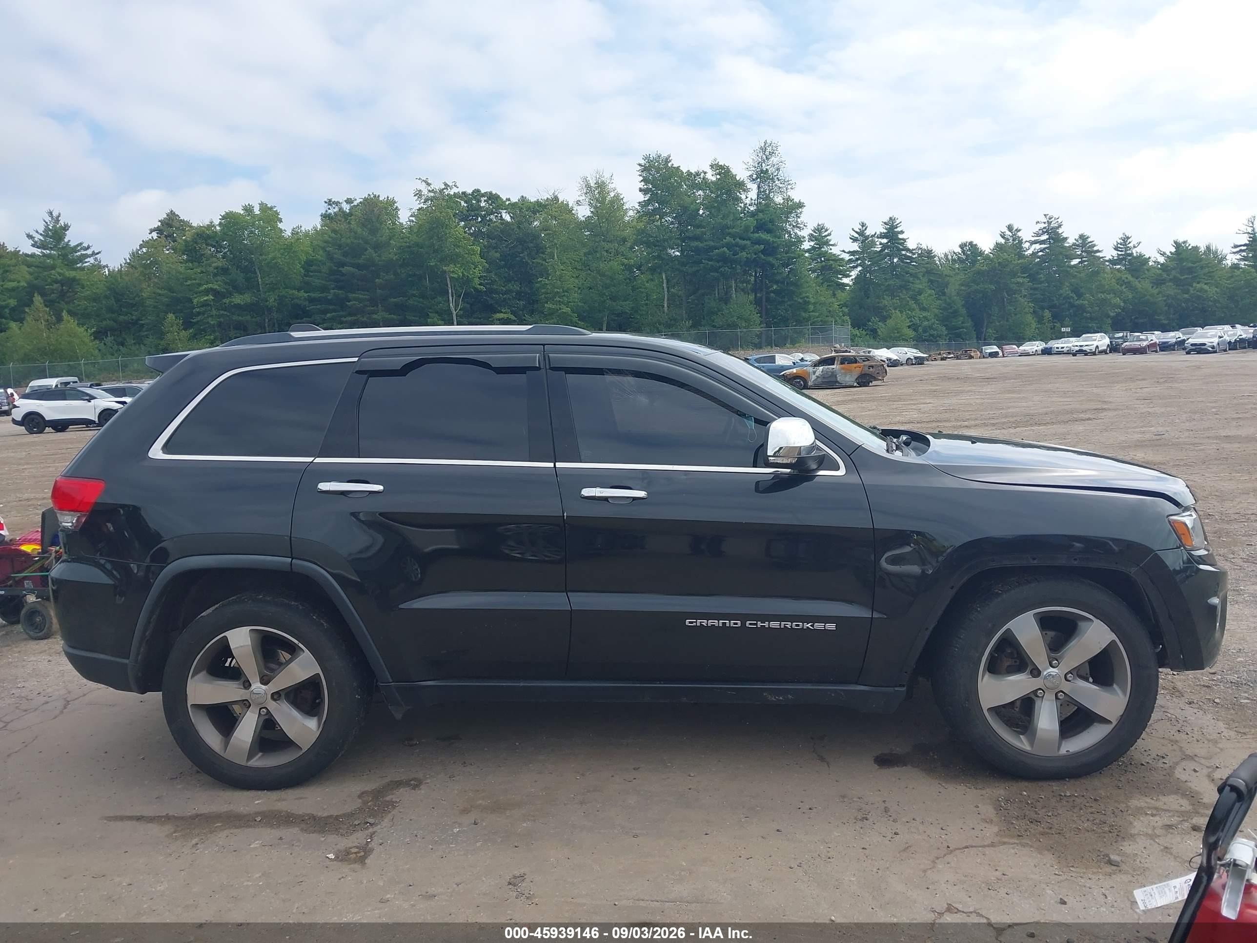2014 Jeep Grand Cherokee Limited Черный vin: 1C4RJFBG7EC349776