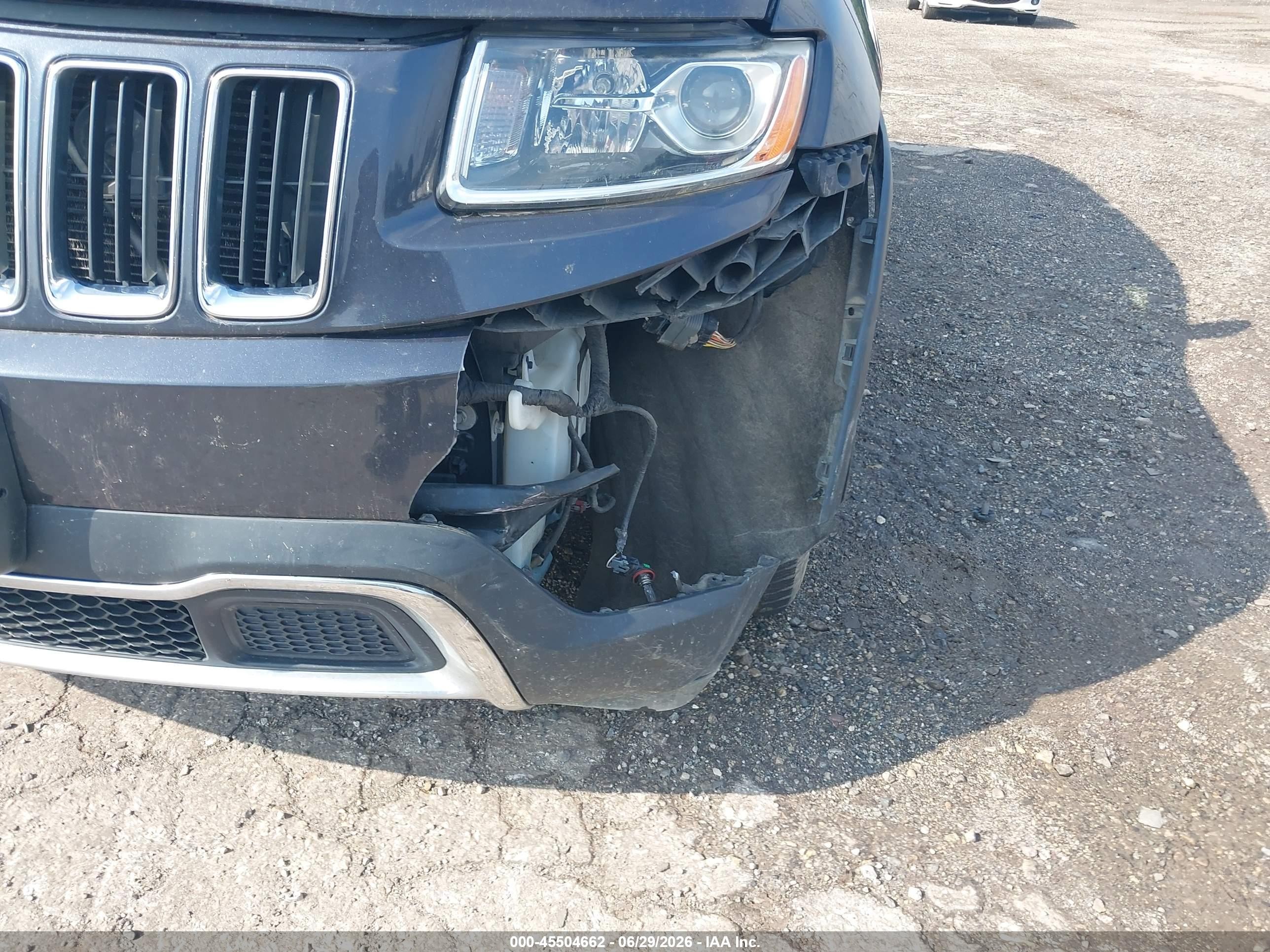 2014 Jeep Grand Cherokee Limited Черный vin: 1C4RJFBG7EC378730