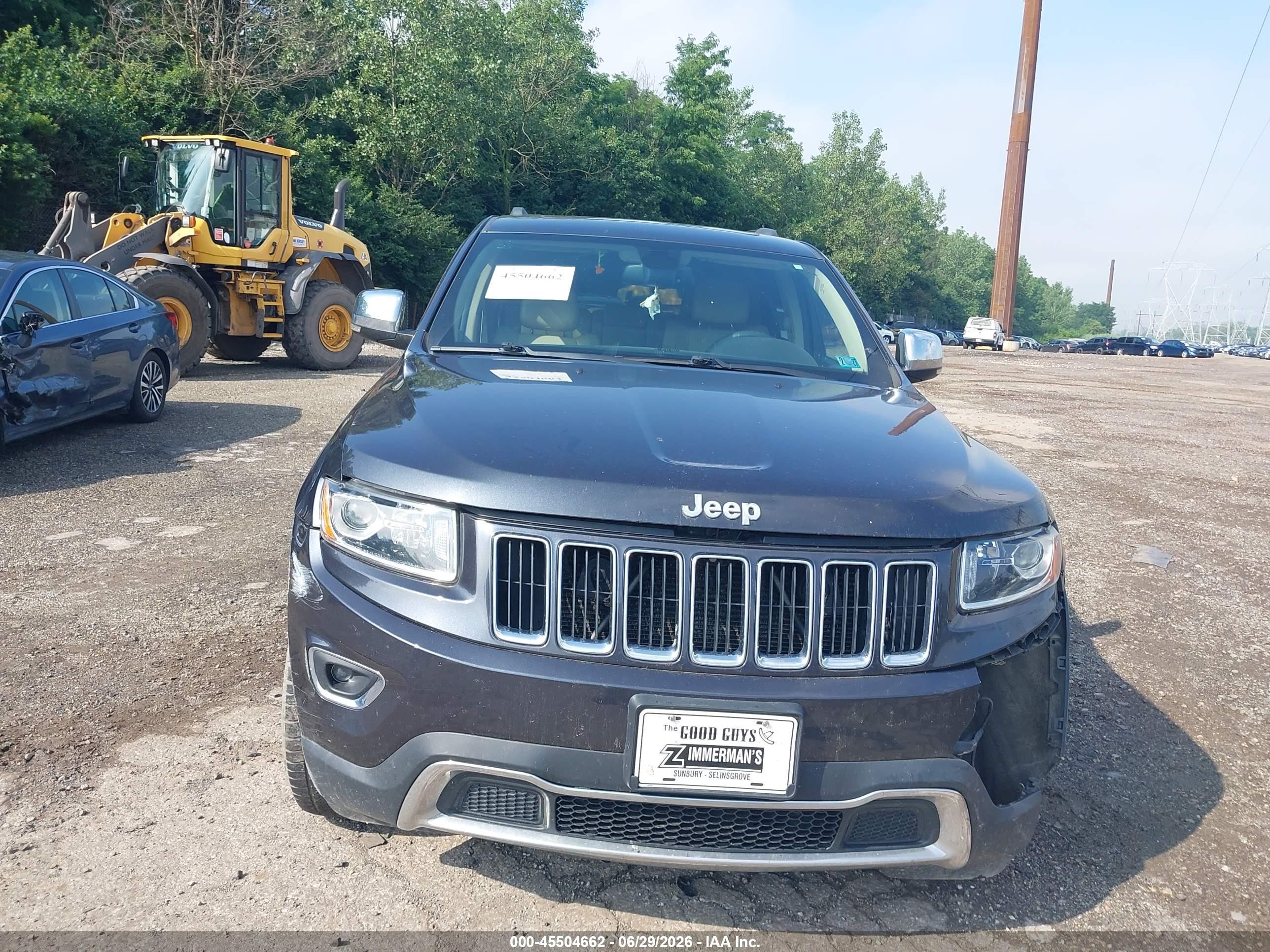2014 Jeep Grand Cherokee Limited Черный vin: 1C4RJFBG7EC378730