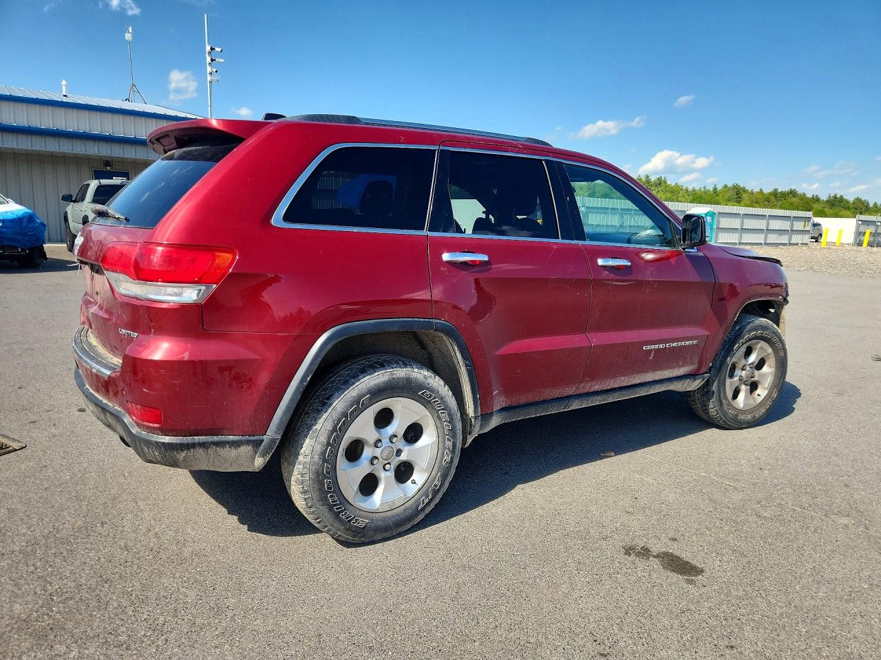 2014 Jeep Grand Cherokee Limited Burgundy vin: 1C4RJFBG7EC378839