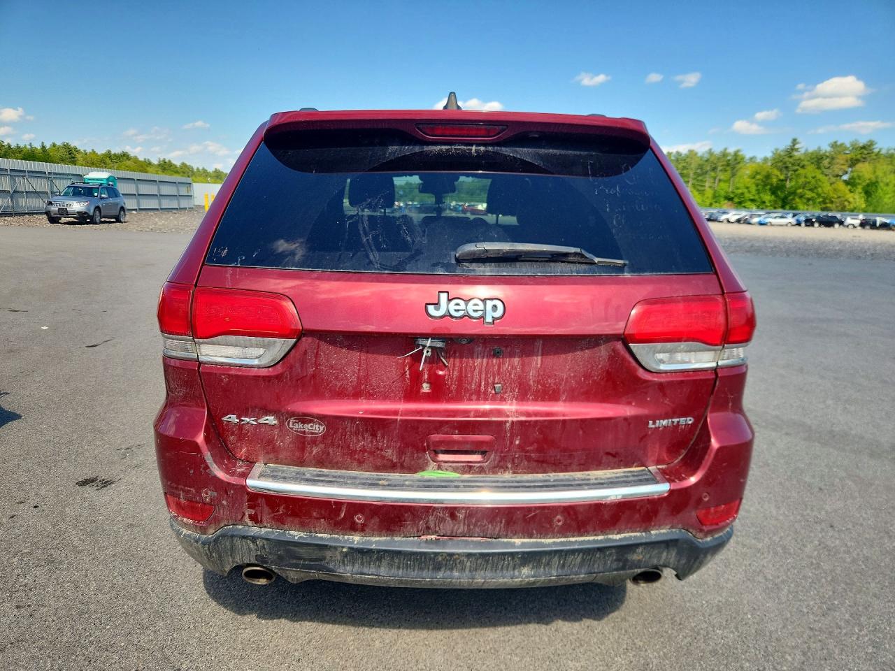 2014 Jeep Grand Cherokee Limited Burgundy vin: 1C4RJFBG7EC378839