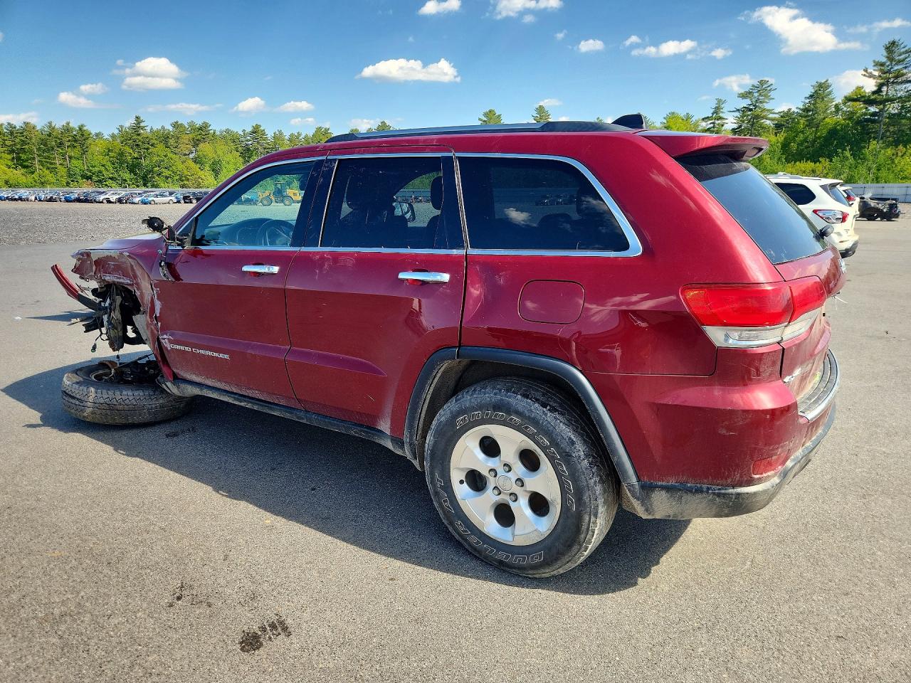 2014 Jeep Grand Cherokee Limited Burgundy vin: 1C4RJFBG7EC378839