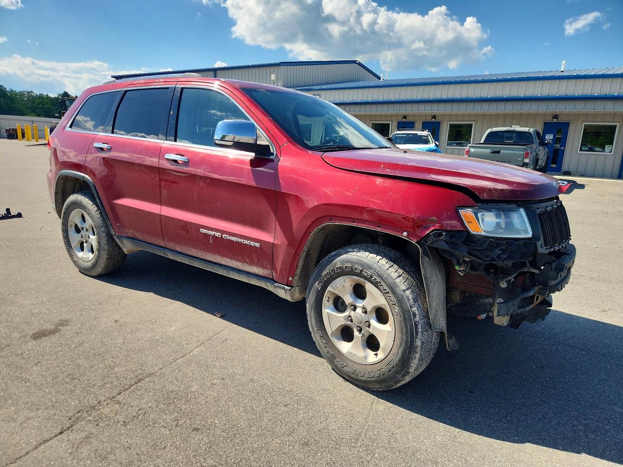 2014 Jeep Grand Cherokee Limited Burgundy vin: 1C4RJFBG7EC378839