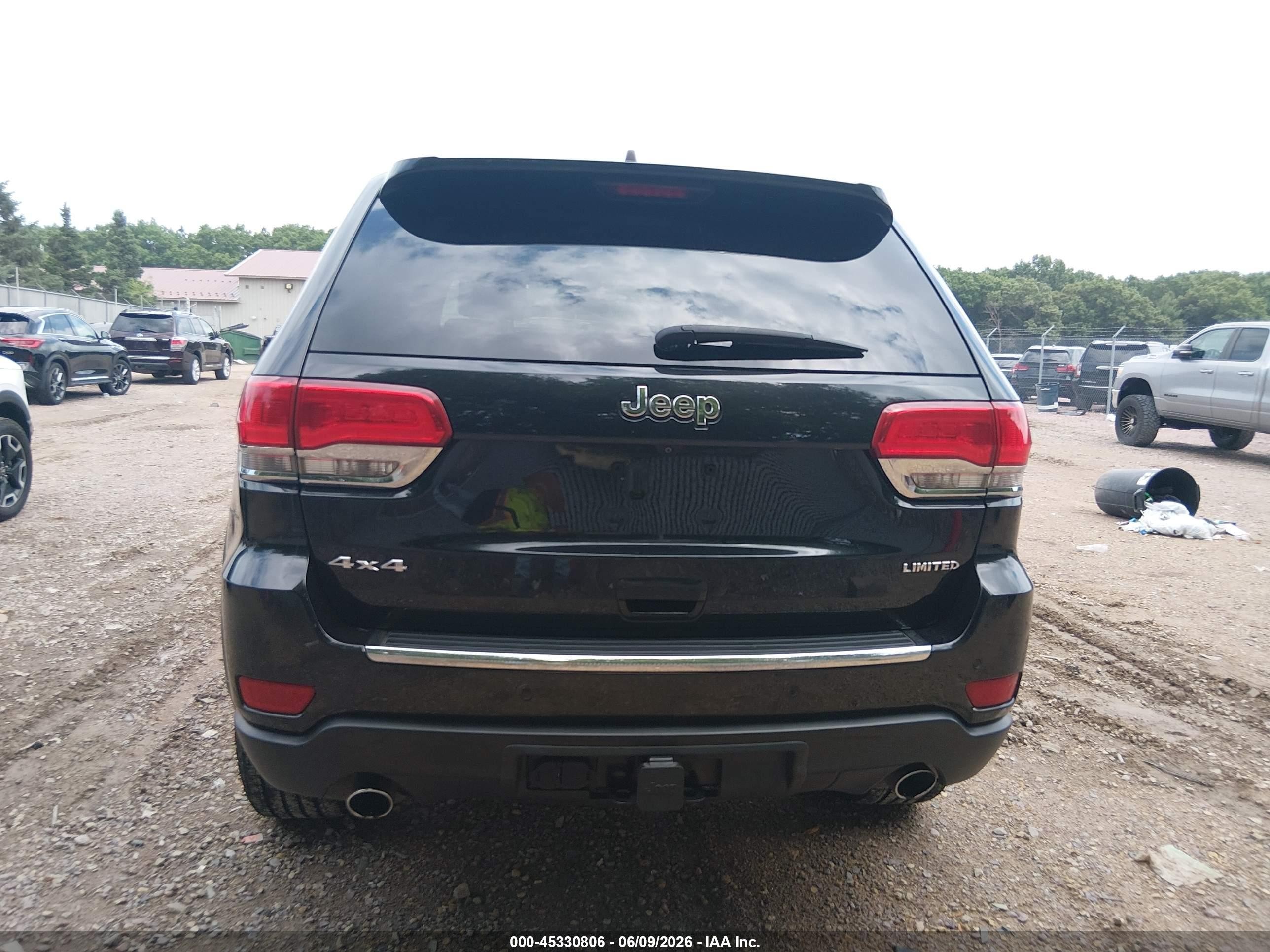 2014 Jeep Grand Cherokee Limited Черный vin: 1C4RJFBG7EC379554