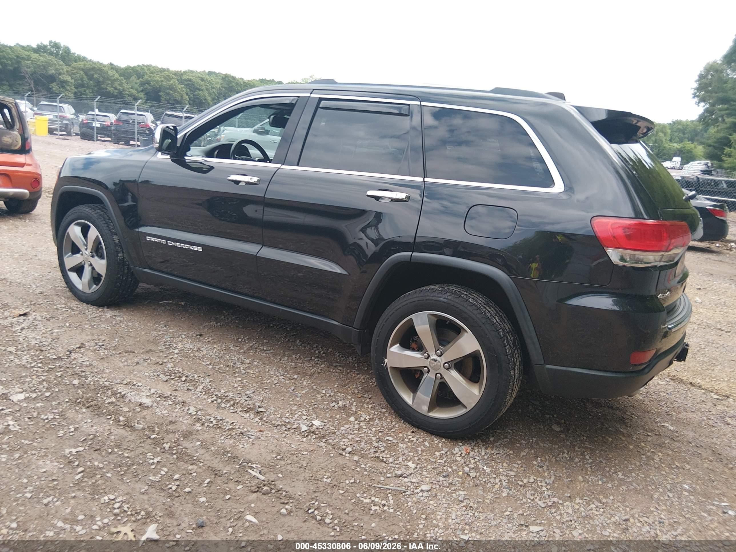 2014 Jeep Grand Cherokee Limited Черный vin: 1C4RJFBG7EC379554