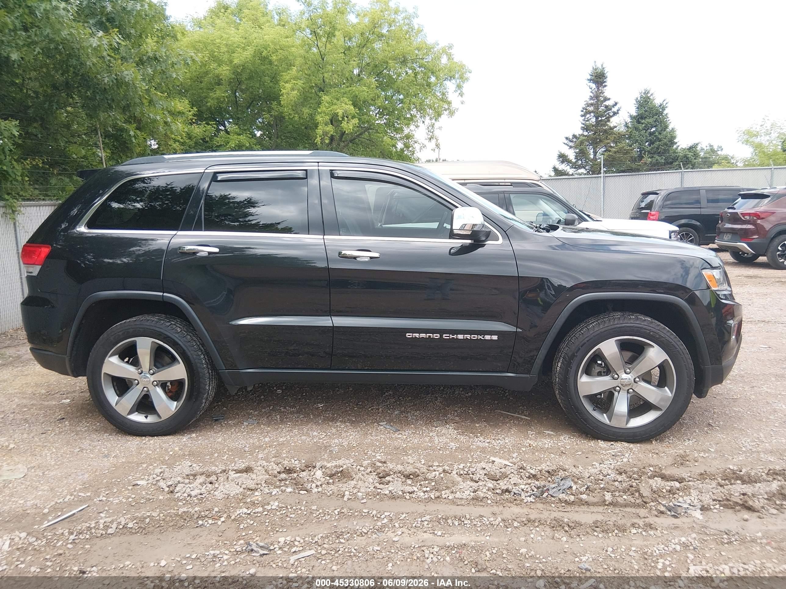 2014 Jeep Grand Cherokee Limited Черный vin: 1C4RJFBG7EC379554