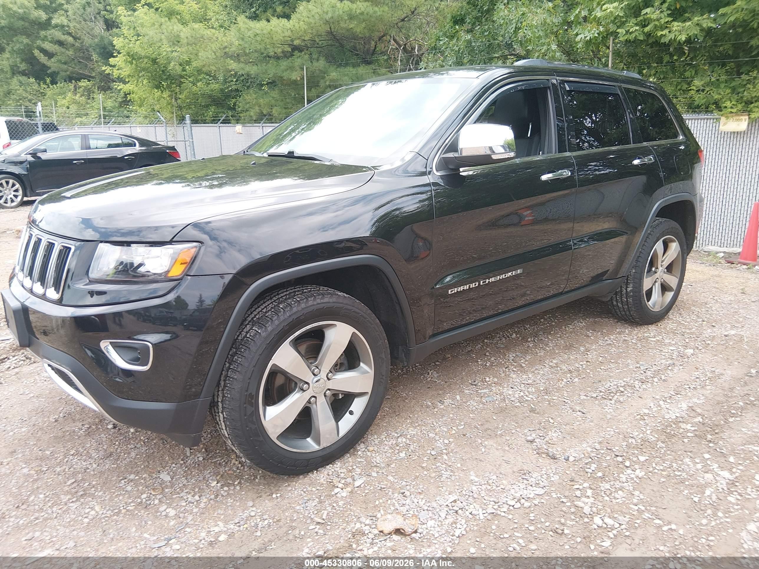 2014 Jeep Grand Cherokee Limited Черный vin: 1C4RJFBG7EC379554