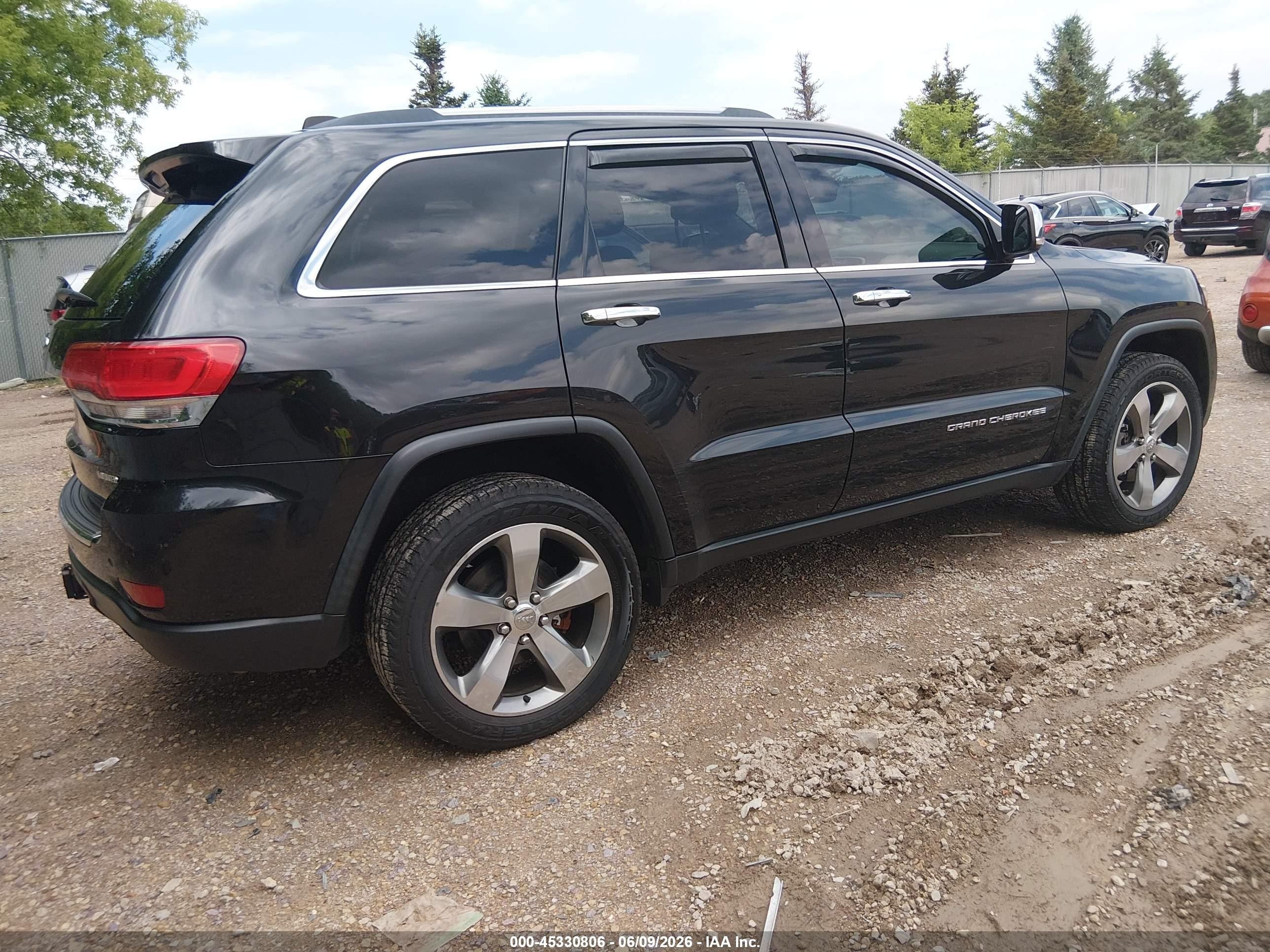 2014 Jeep Grand Cherokee Limited Черный vin: 1C4RJFBG7EC379554