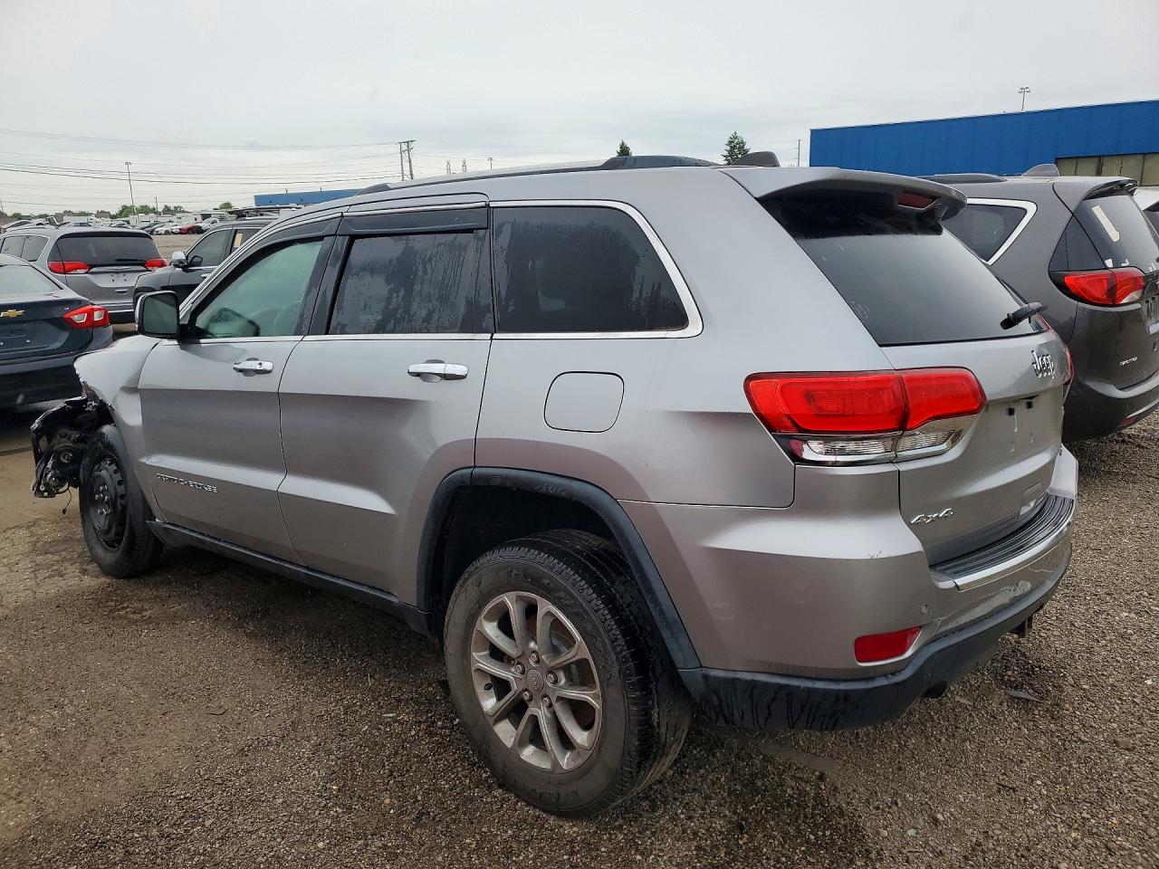 2014 Jeep Grand Cherokee Limited Silver vin: 1C4RJFBG7EC385631