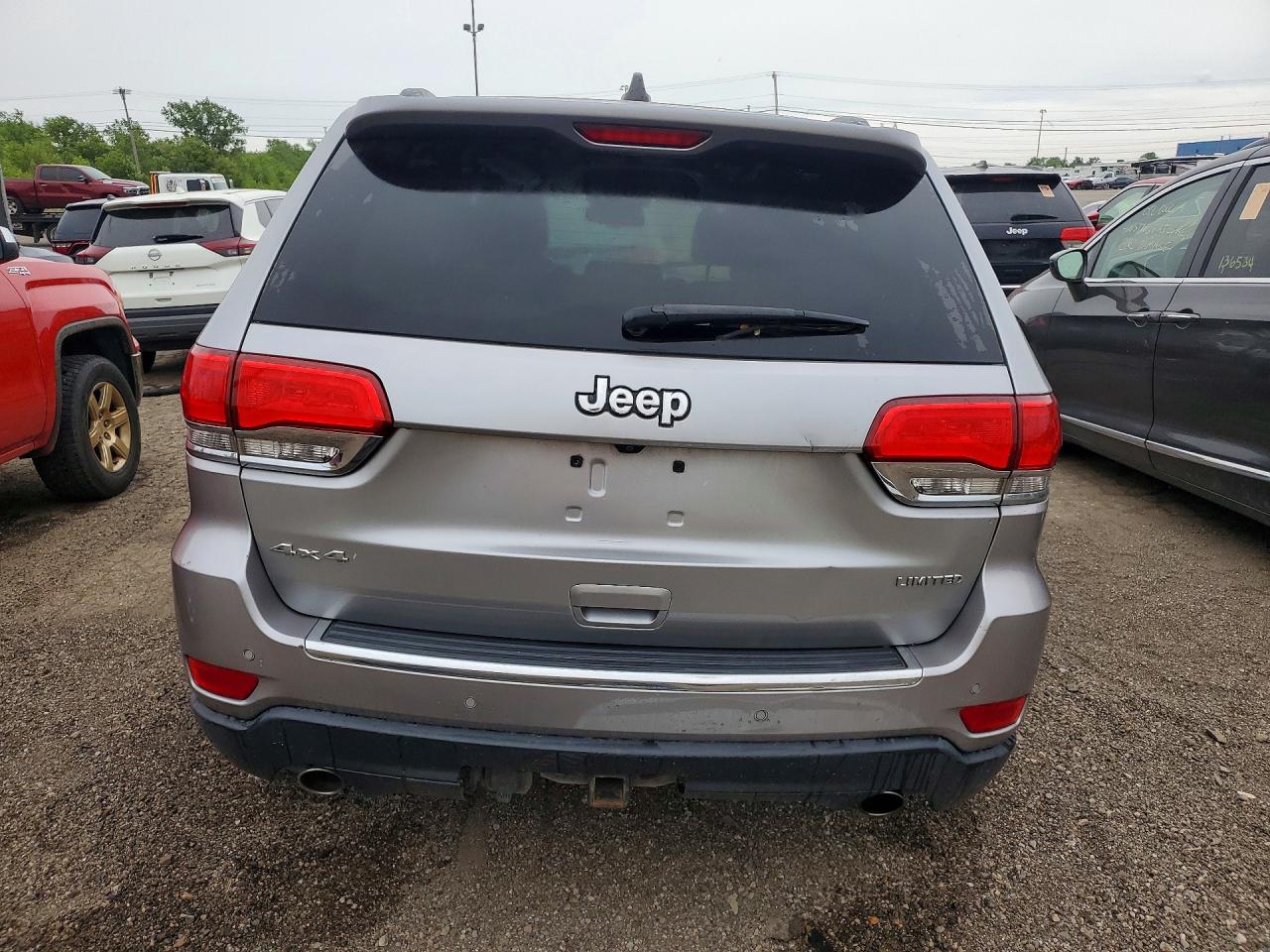 2014 Jeep Grand Cherokee Limited Silver vin: 1C4RJFBG7EC385631