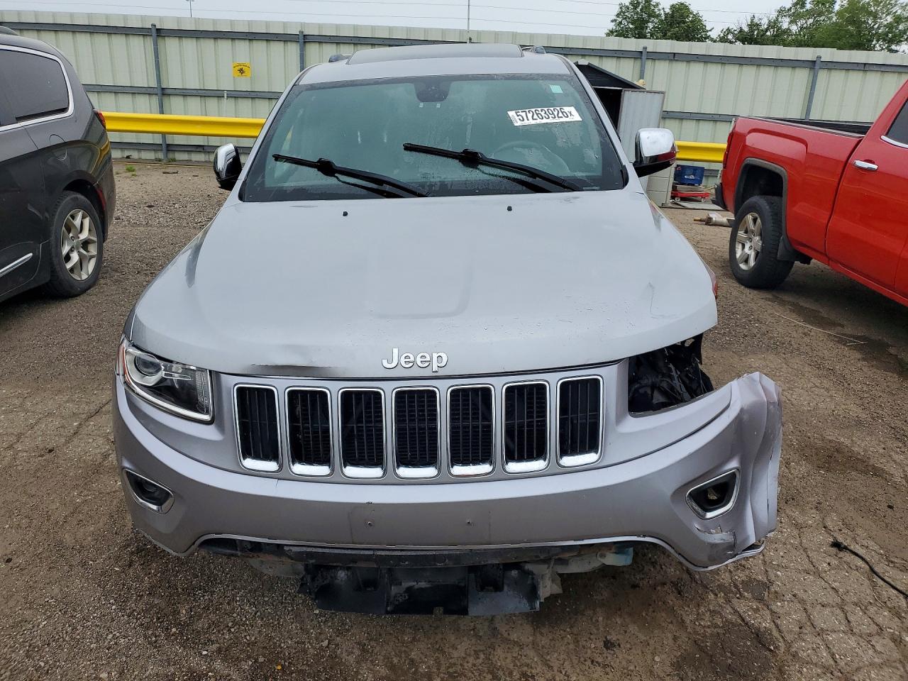 2014 Jeep Grand Cherokee Limited Silver vin: 1C4RJFBG7EC385631