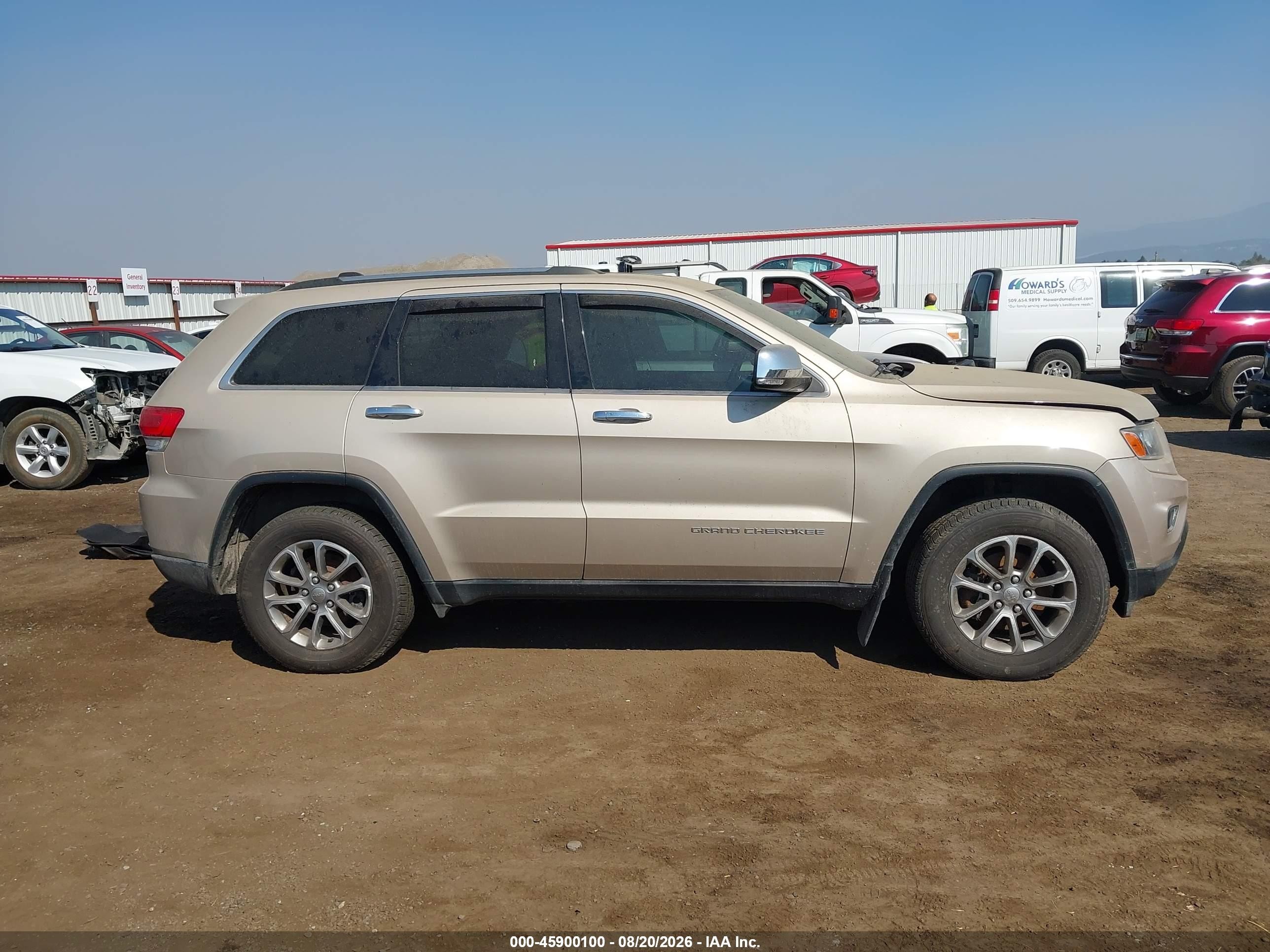 2014 Jeep Grand Cherokee Limited Gold vin: 1C4RJFBG7EC386410