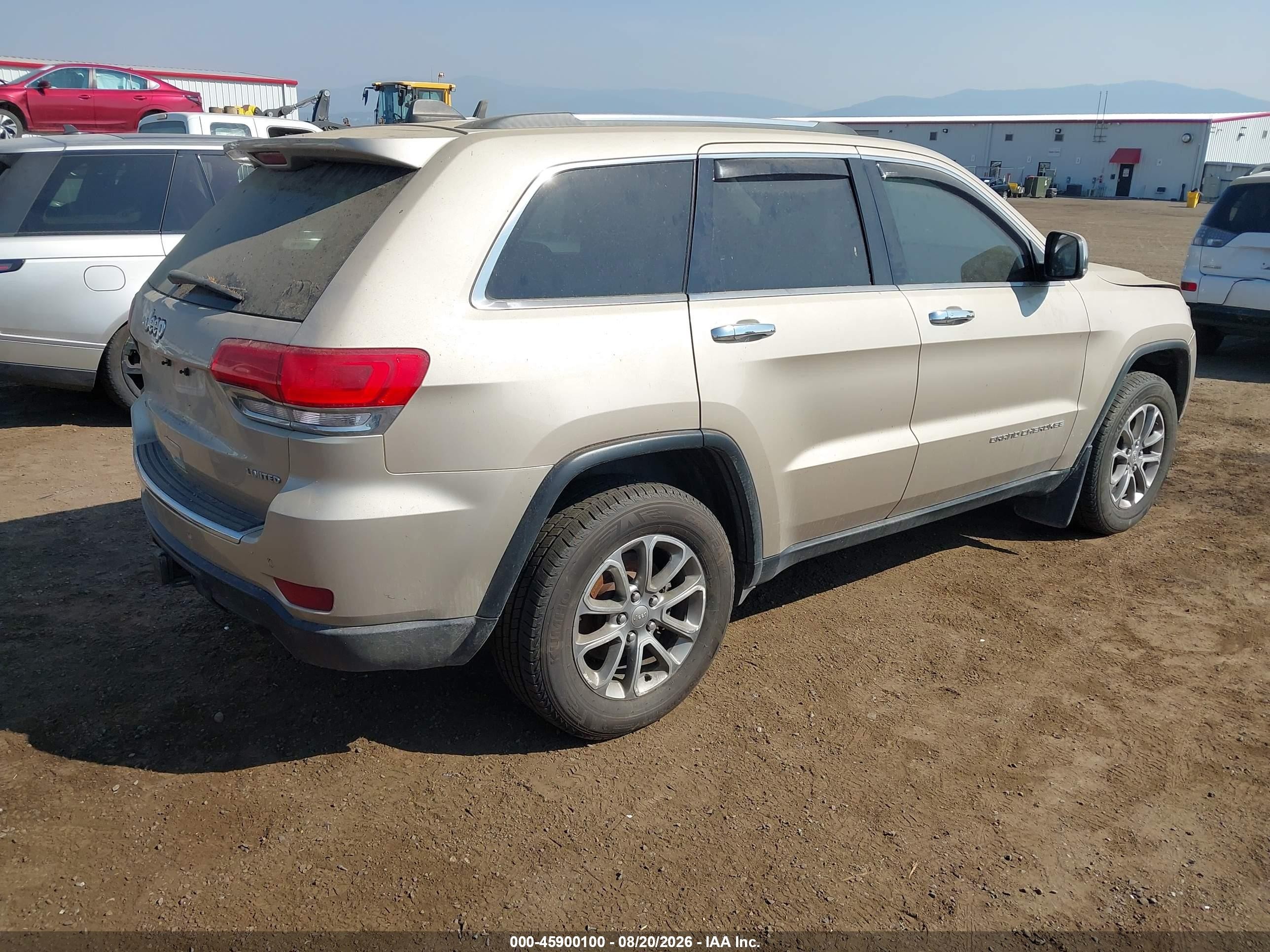 2014 Jeep Grand Cherokee Limited Gold vin: 1C4RJFBG7EC386410