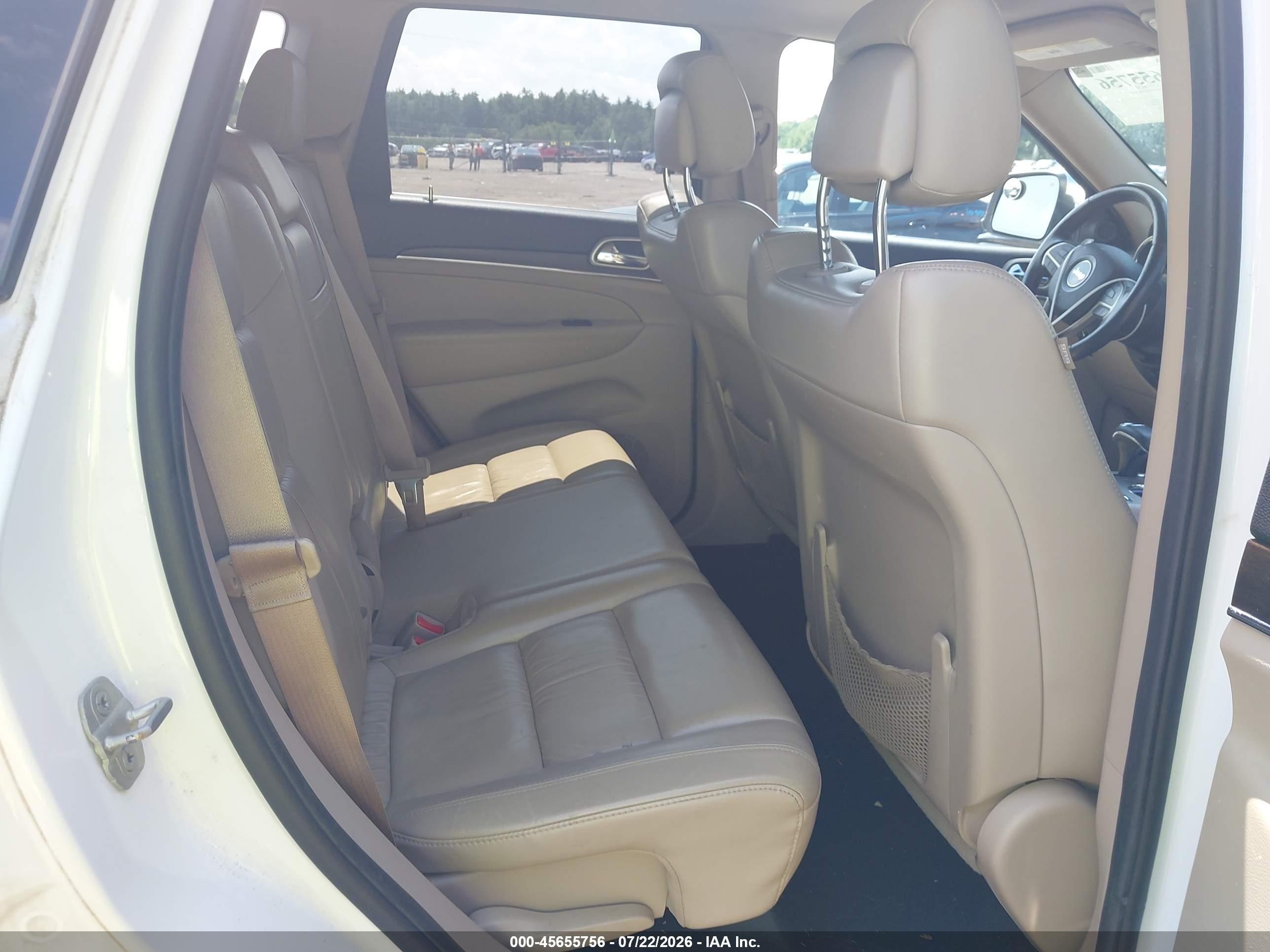 2014 Jeep Grand Cherokee Limited White vin: 1C4RJFBG7EC408230