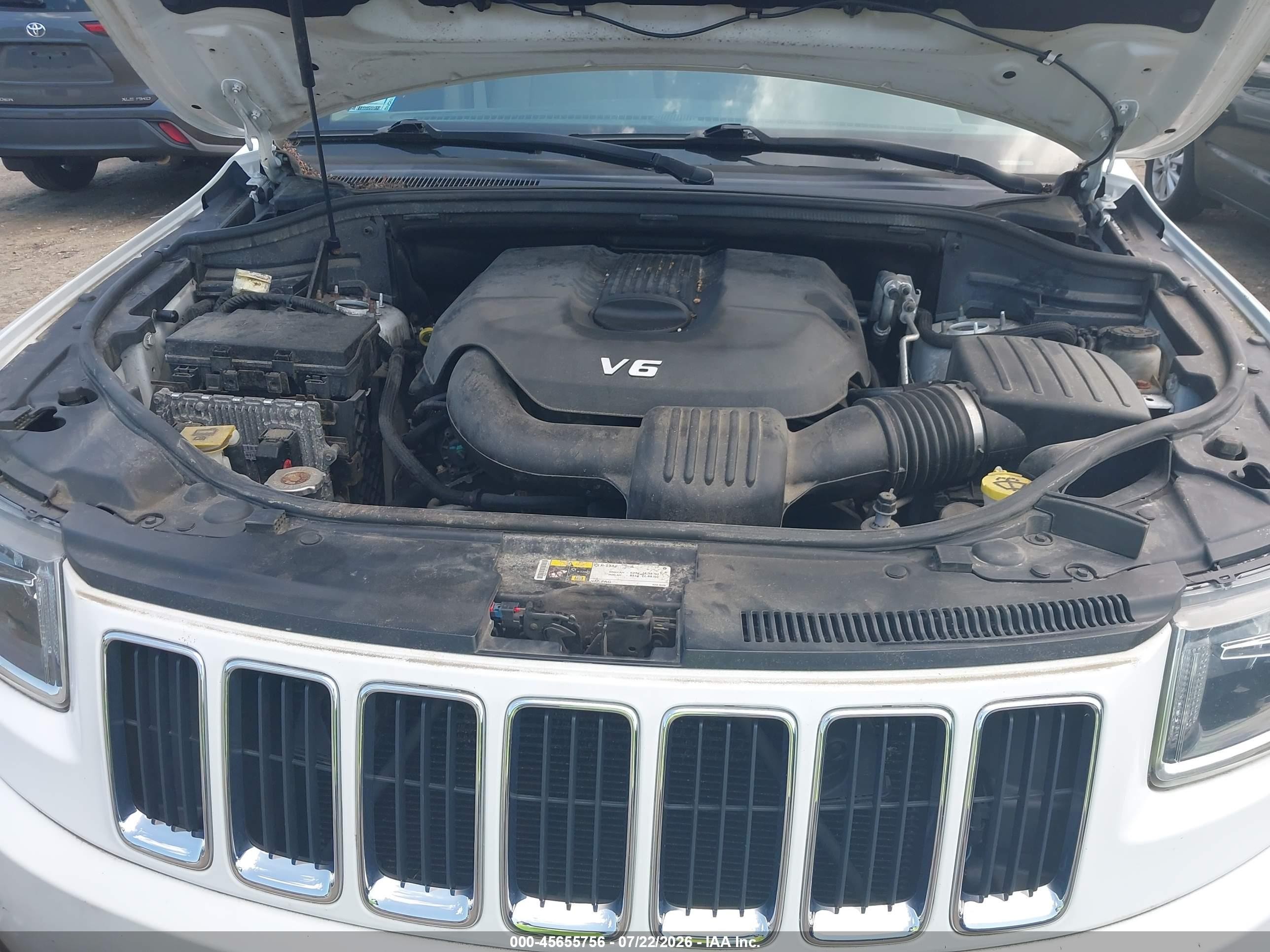 2014 Jeep Grand Cherokee Limited White vin: 1C4RJFBG7EC408230
