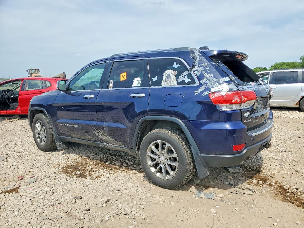 2014 Jeep Grand Cherokee Limited Blue vin: 1C4RJFBG7EC411726
