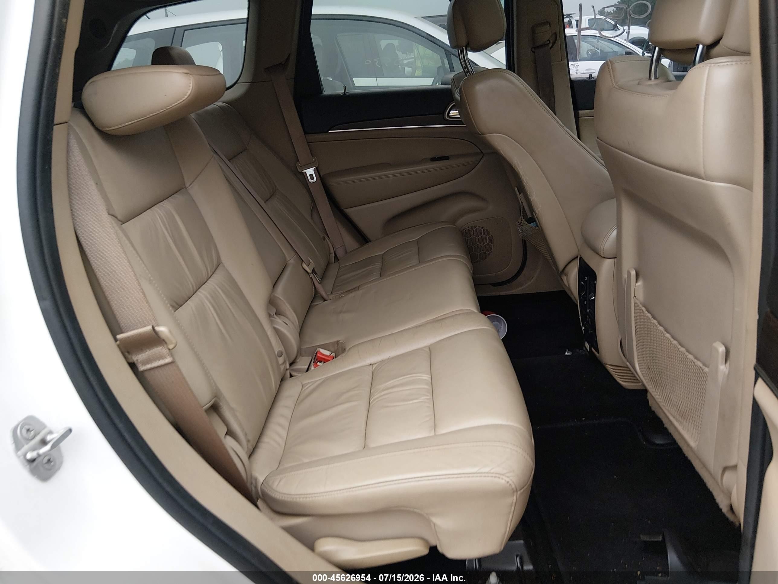 2014 Jeep Grand Cherokee Limited White vin: 1C4RJFBG7EC443897