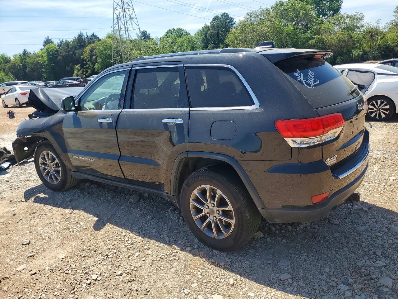2014 Jeep Grand Cherokee Limited Black vin: 1C4RJFBG7EC479234