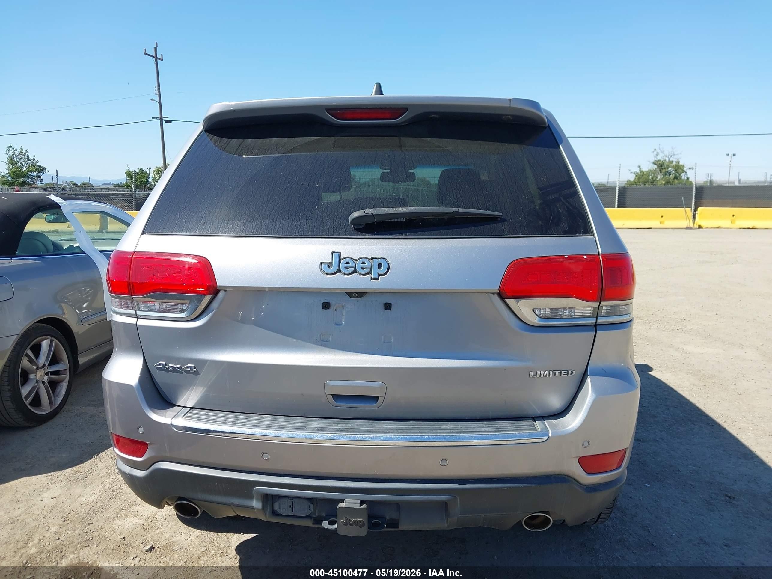 2014 Jeep Grand Cherokee Limited Gray vin: 1C4RJFBG7EC479900