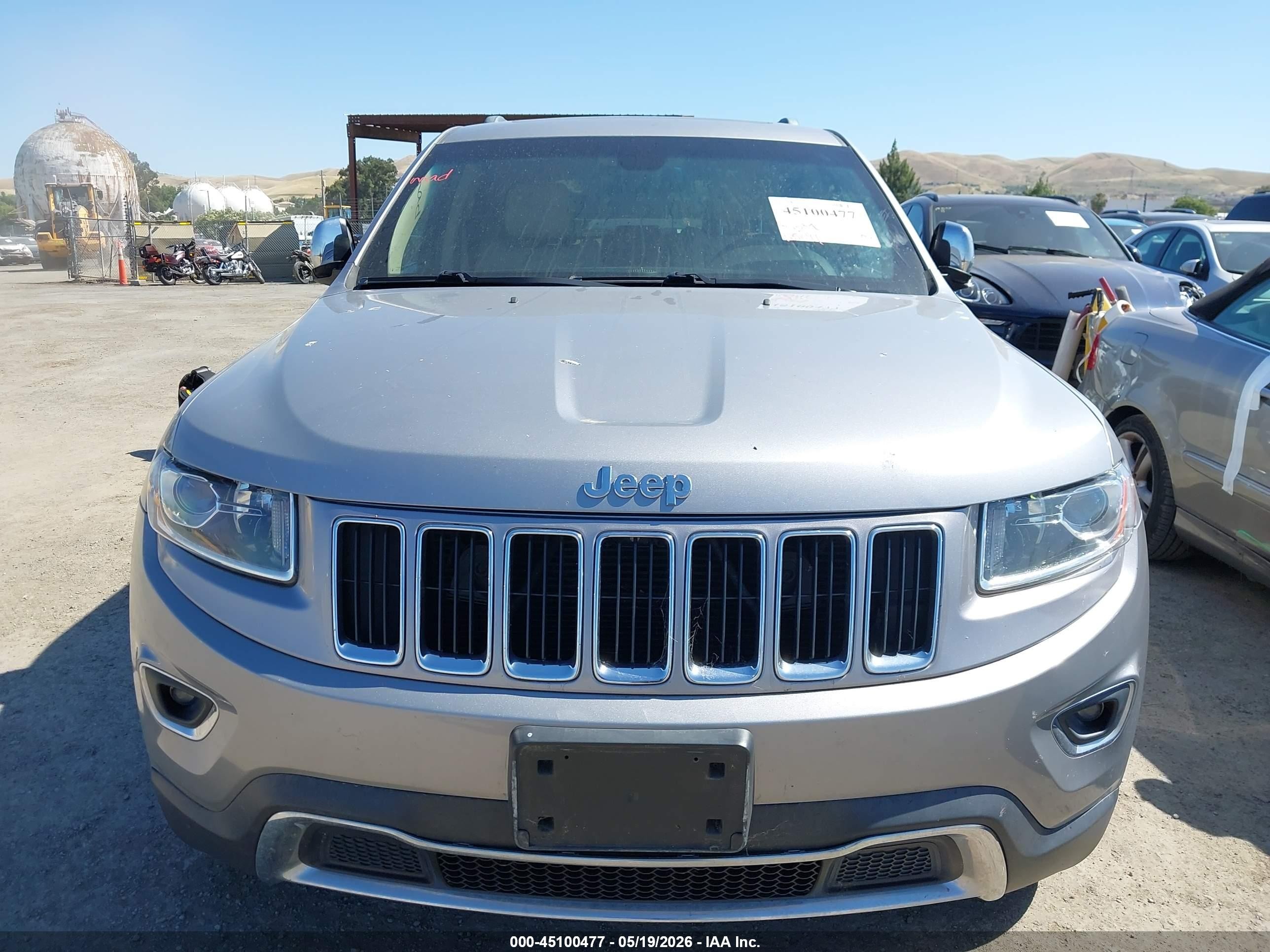2014 Jeep Grand Cherokee Limited Gray vin: 1C4RJFBG7EC479900