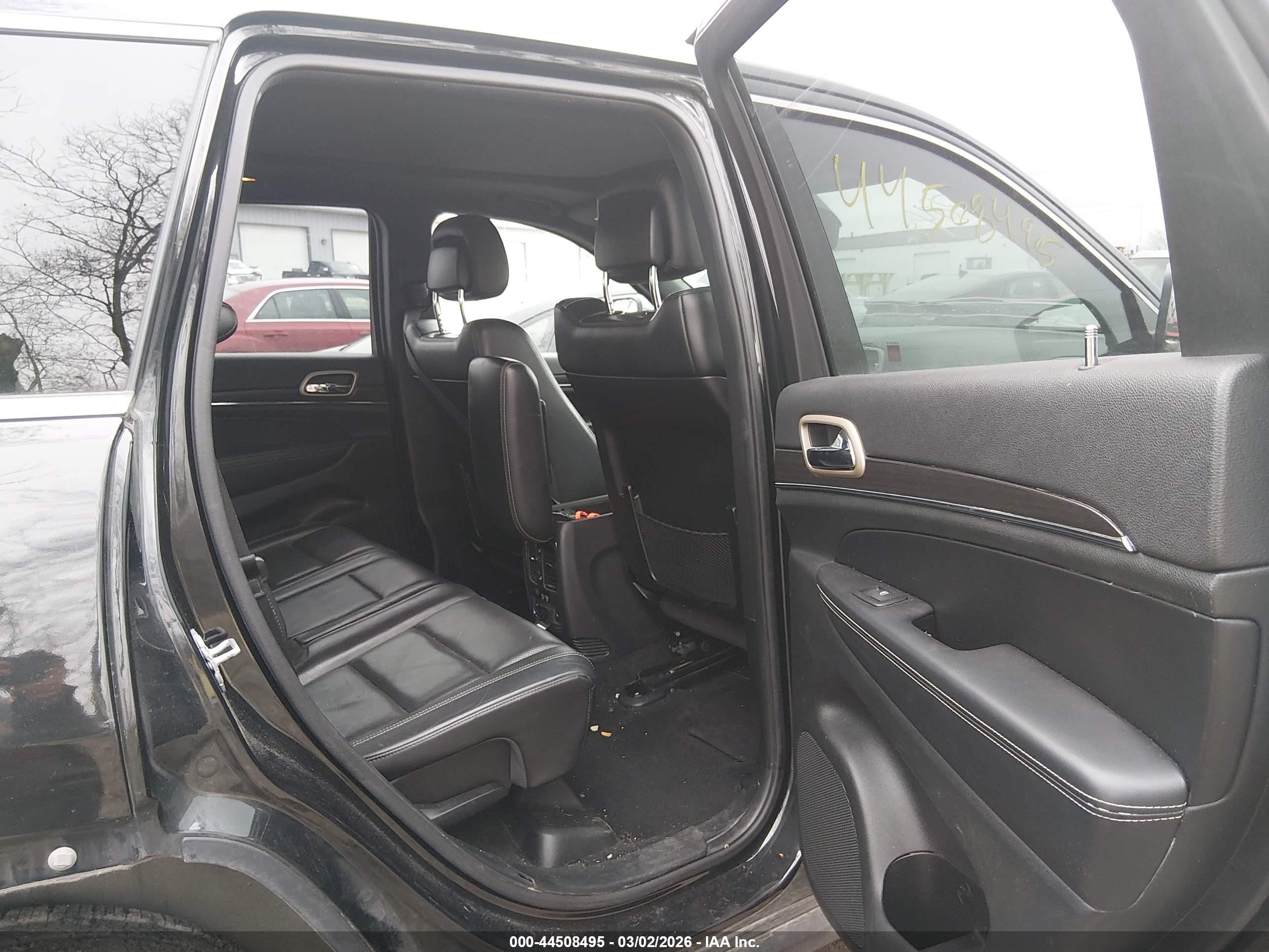 2014 Jeep Grand Cherokee Limited Black vin: 1C4RJFBG7EC510448