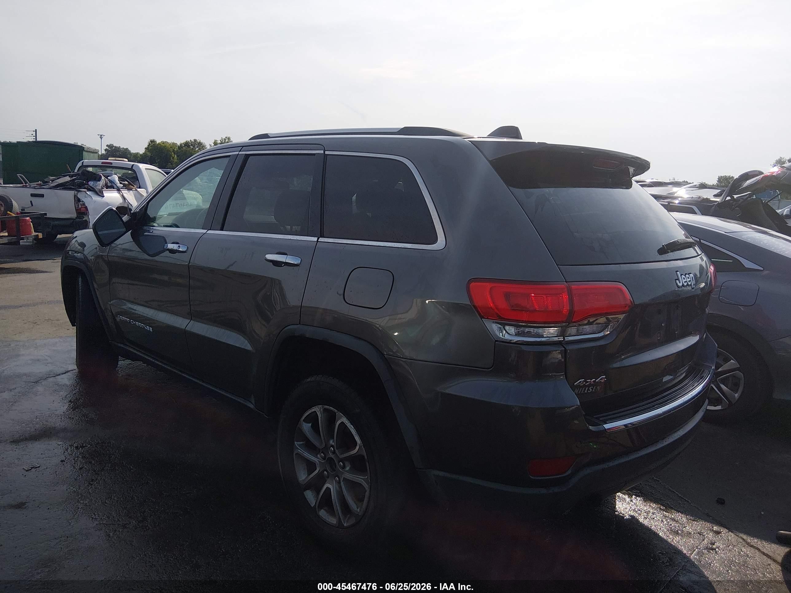 2014 Jeep Grand Cherokee Limited Gray vin: 1C4RJFBG7EC518565