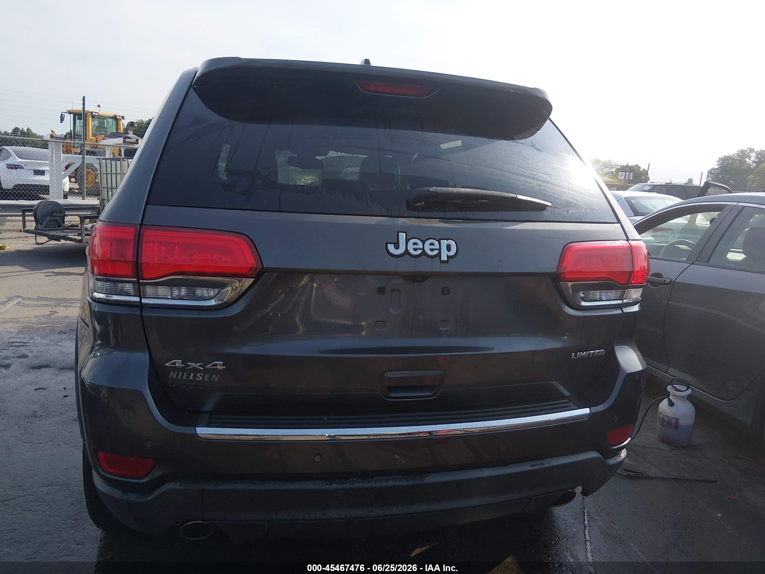 2014 Jeep Grand Cherokee Limited Gray vin: 1C4RJFBG7EC518565