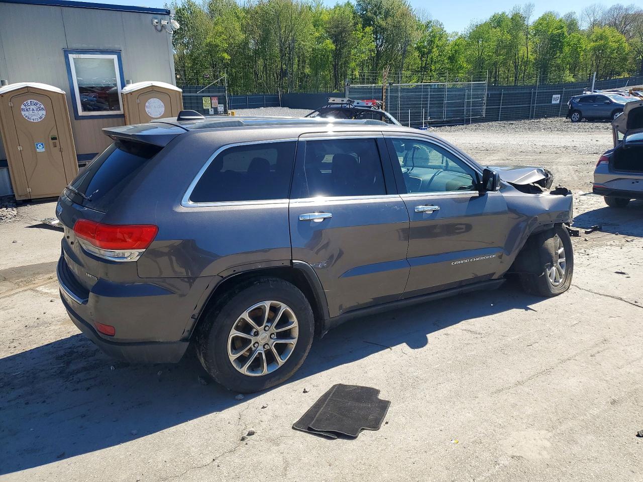 2014 Jeep Grand Cherokee Limited Charcoal vin: 1C4RJFBG7EC541747