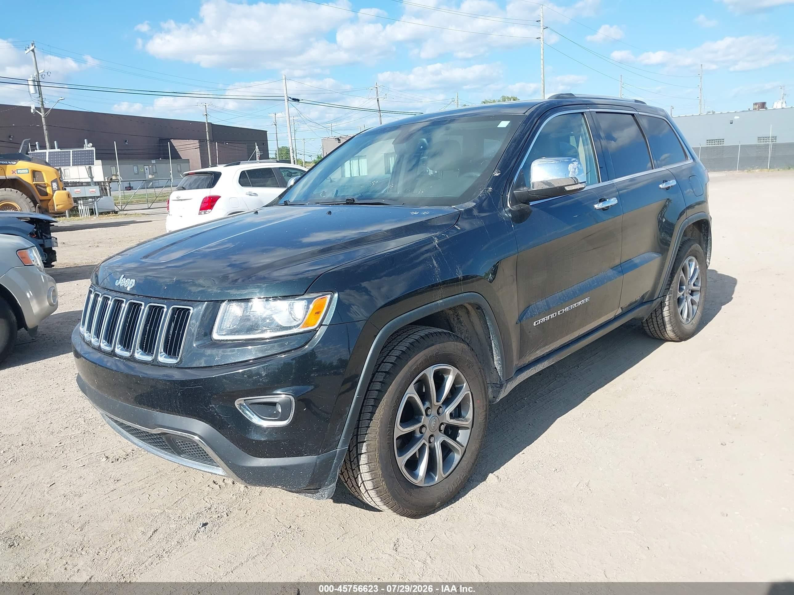 2014 Jeep Grand Cherokee Limited Black vin: 1C4RJFBG7EC579706