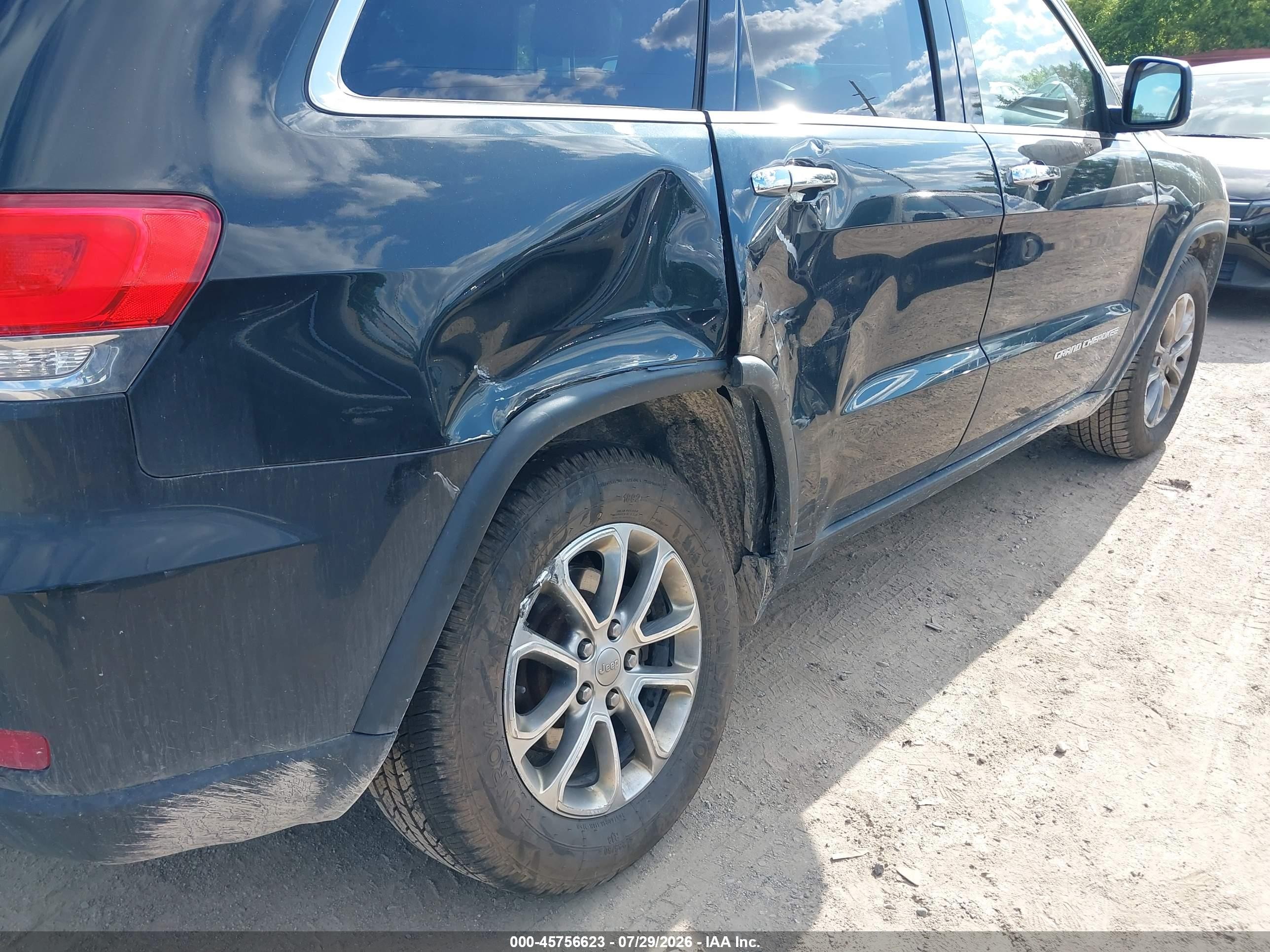 2014 Jeep Grand Cherokee Limited Black vin: 1C4RJFBG7EC579706