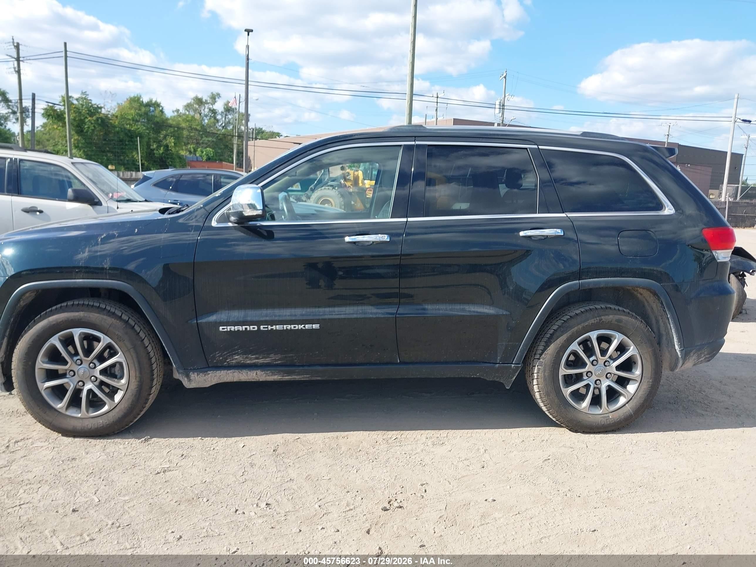 2014 Jeep Grand Cherokee Limited Black vin: 1C4RJFBG7EC579706