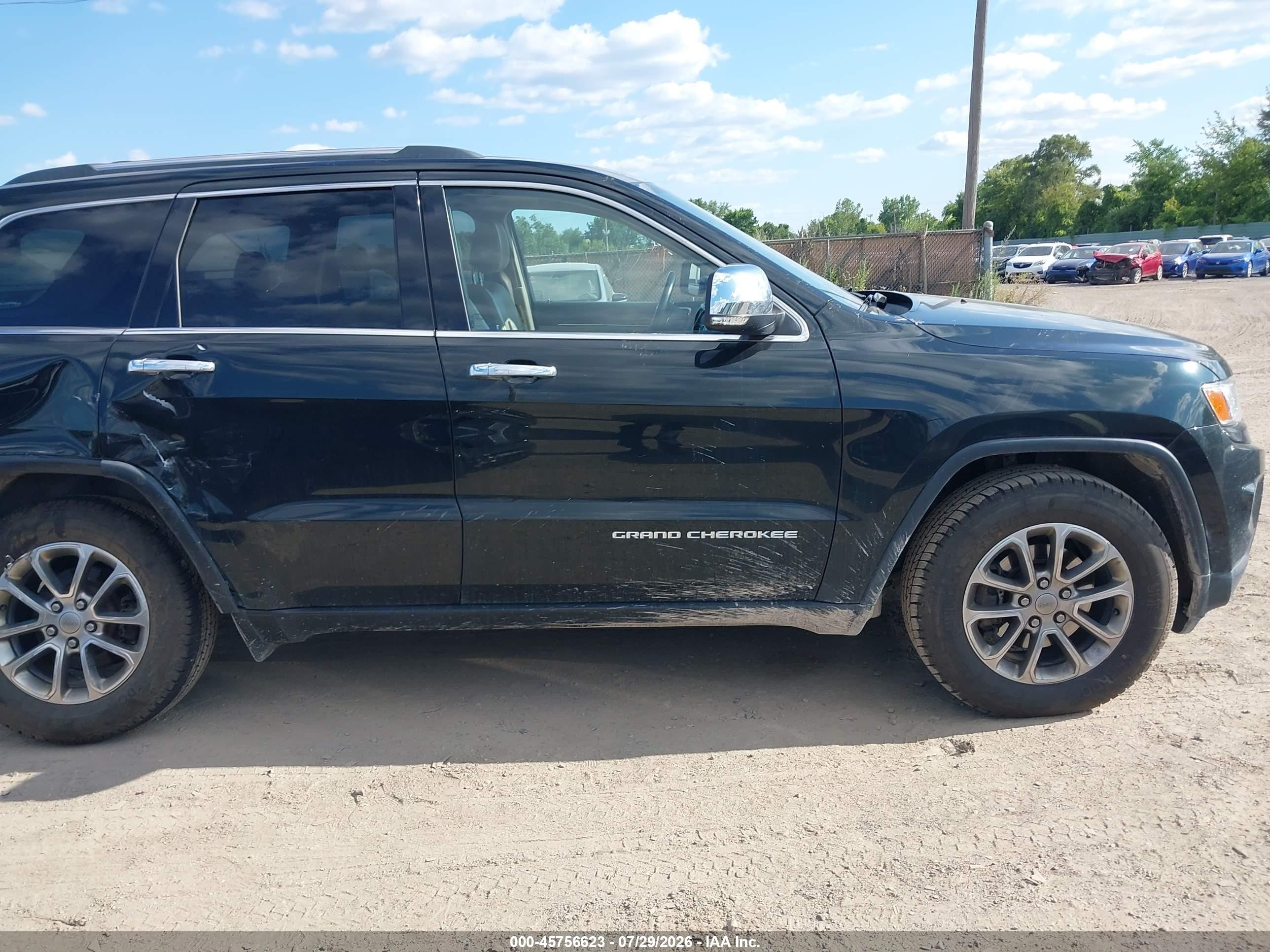 2014 Jeep Grand Cherokee Limited Black vin: 1C4RJFBG7EC579706