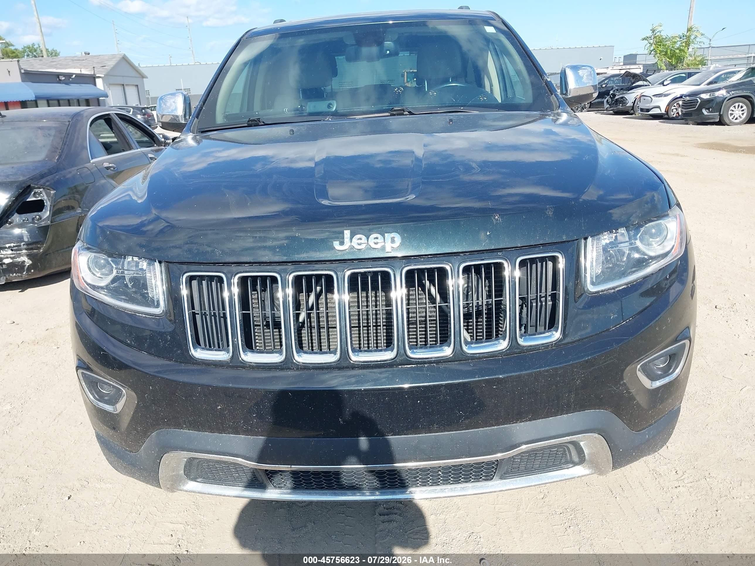 2014 Jeep Grand Cherokee Limited Black vin: 1C4RJFBG7EC579706
